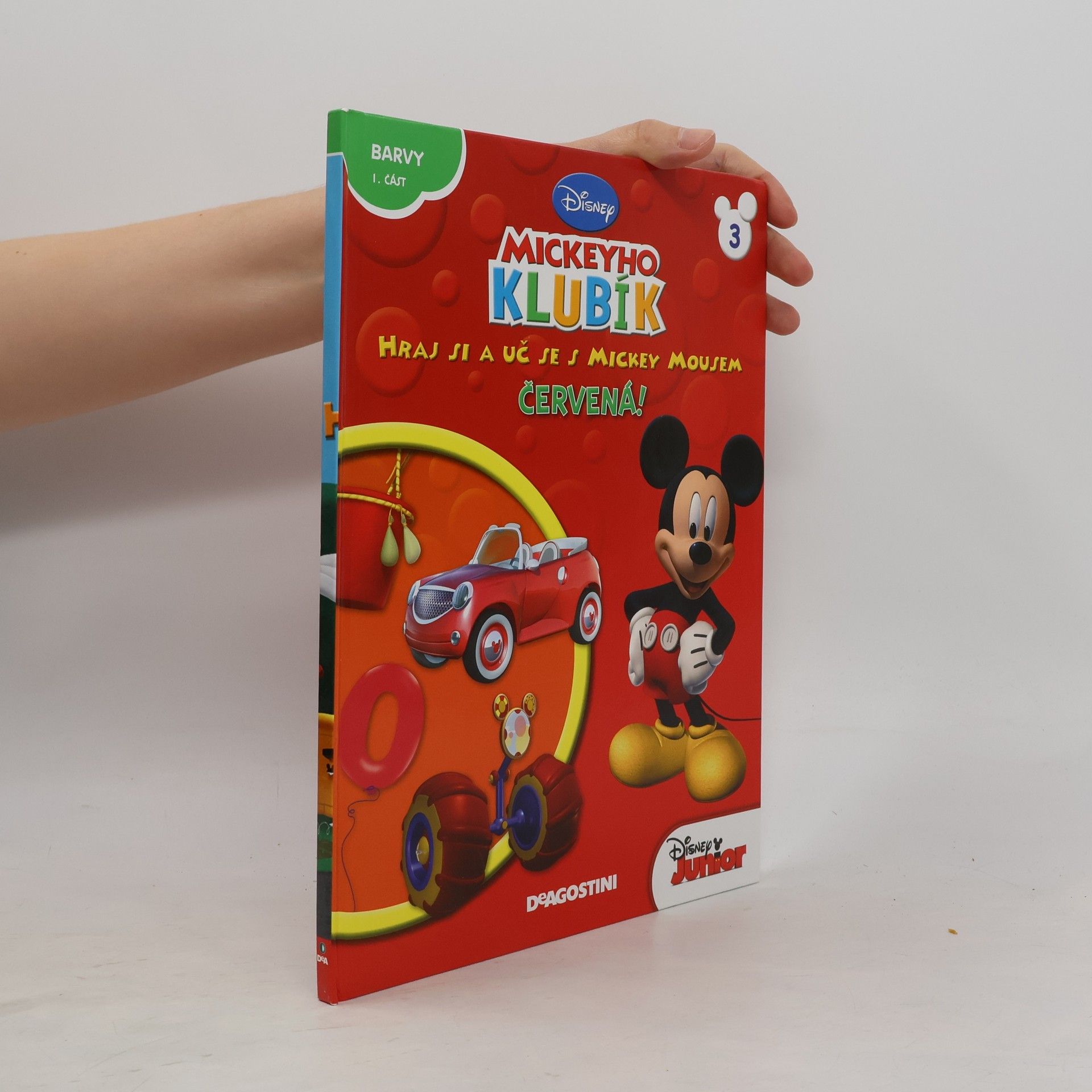 Autorenkollektiv Hraj si a uč se s Mickey Mousem 3. Červená!