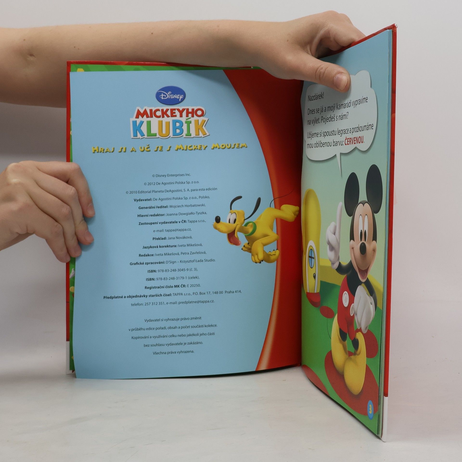 Autores varios Hraj si a uč se s Mickey Mousem 3. Červená!