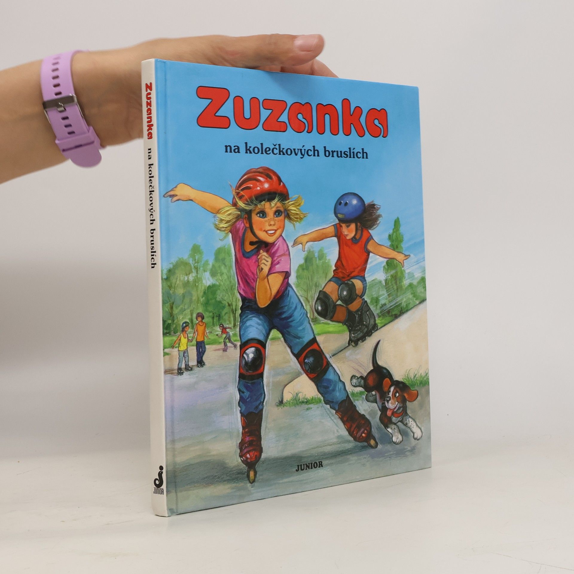 Zuzanka na kolečkových bruslích