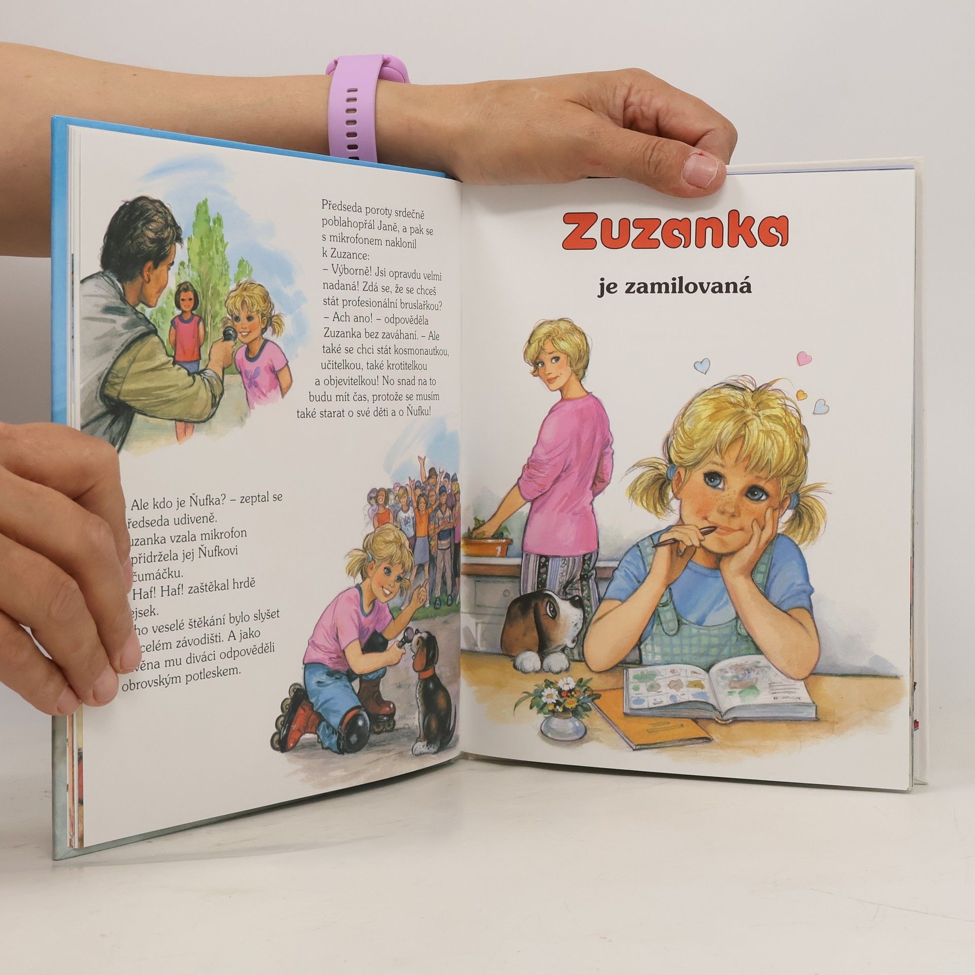 Špačková Alena Zuzanka na kolečkových bruslích
