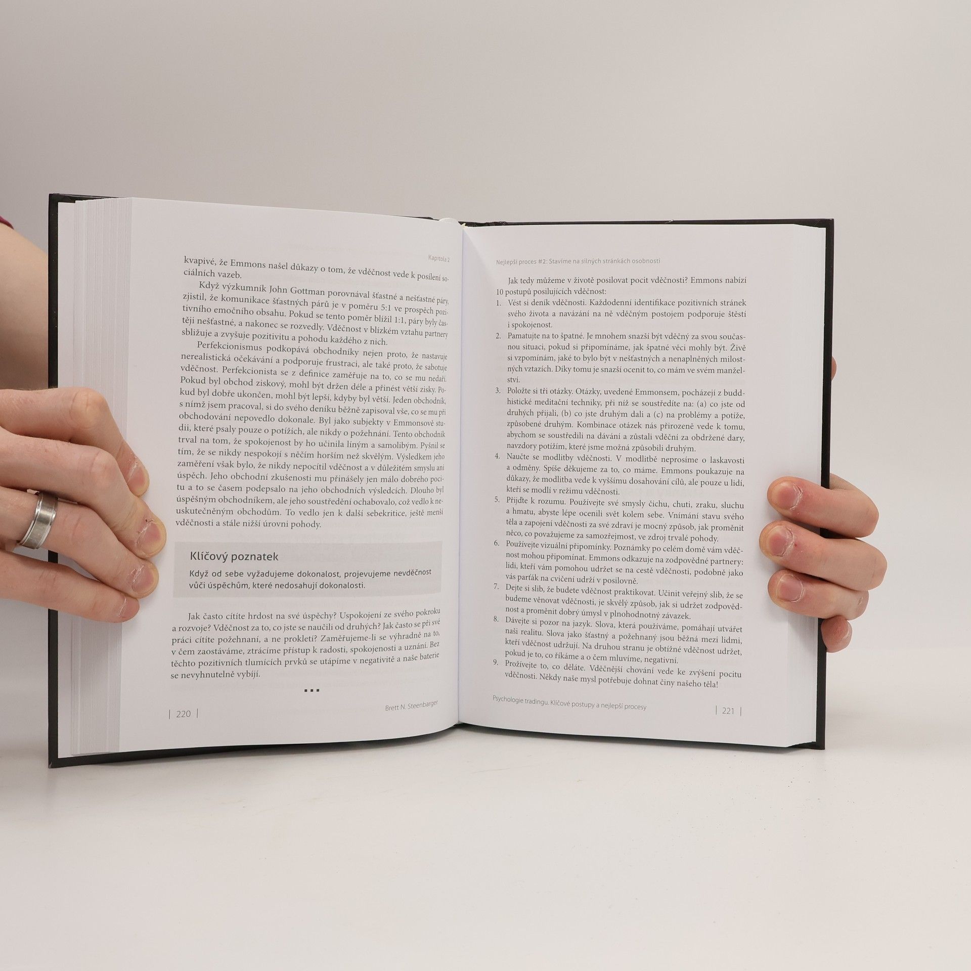 Brett N. Steenbarger Psychologie tradingu