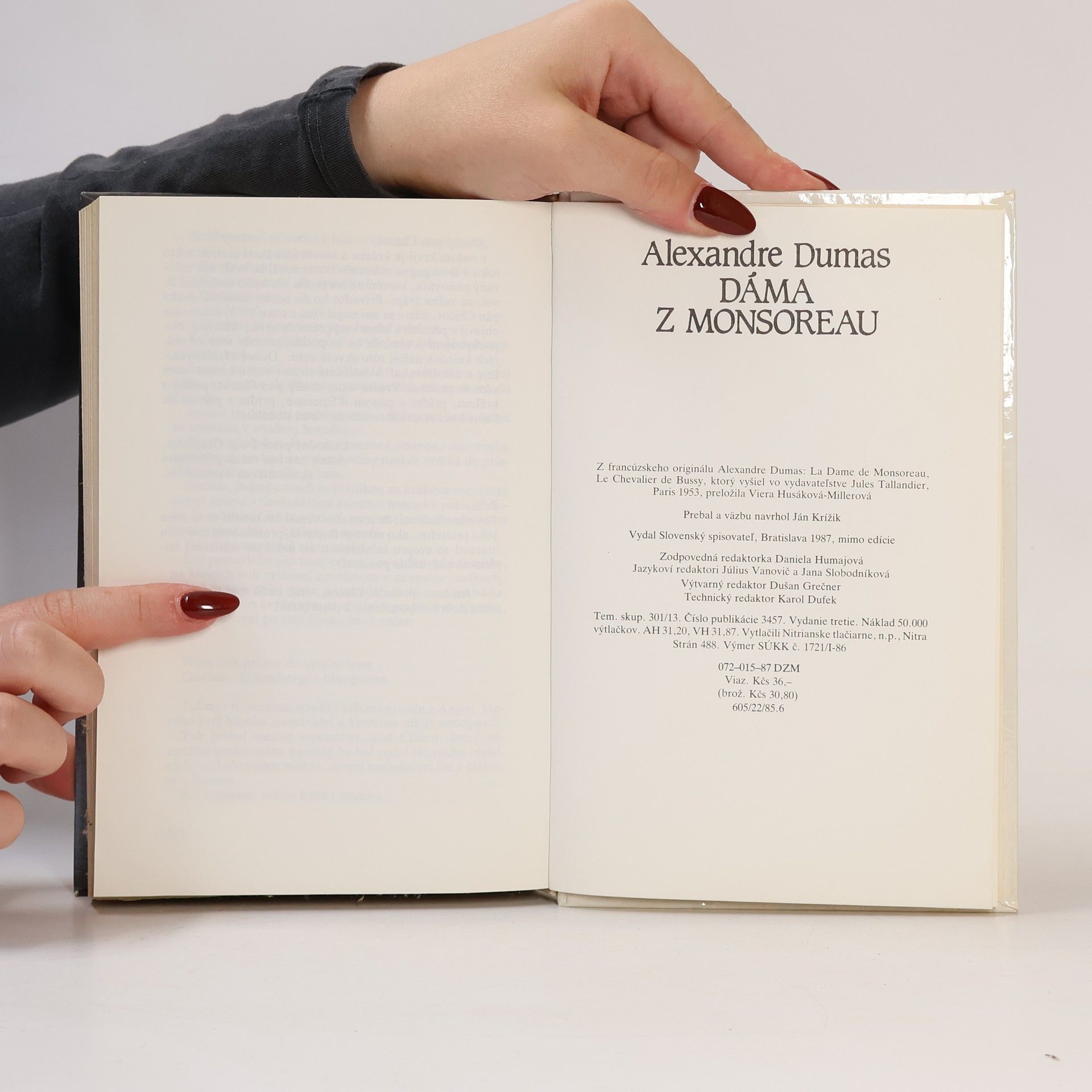 Alexandre Dumas der Ältere Dáma z Monsoreau