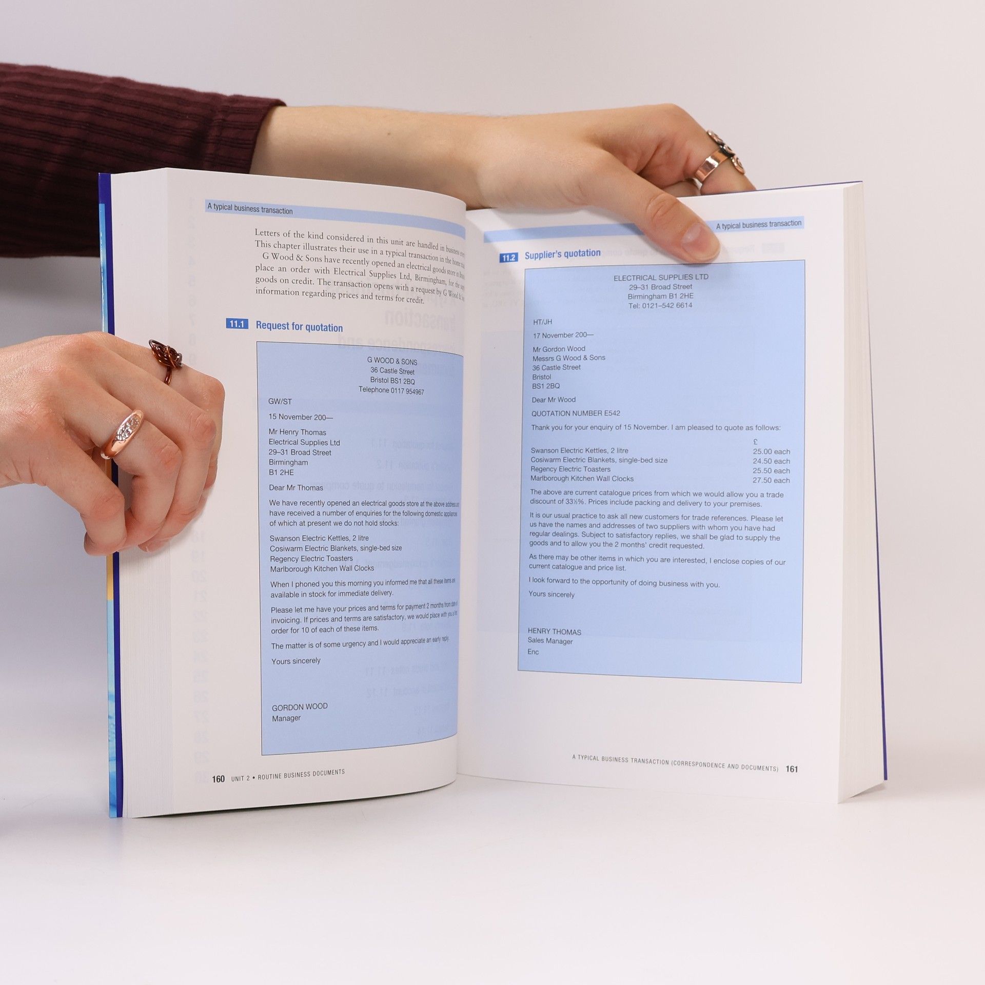 Shirley Taylor Model business letters, E-mails & other business documents