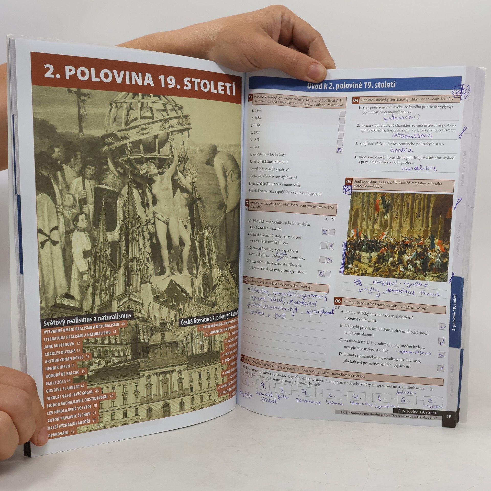 Autorenkollektiv Nová literatura pro střední školy 2 Pracovní sešit