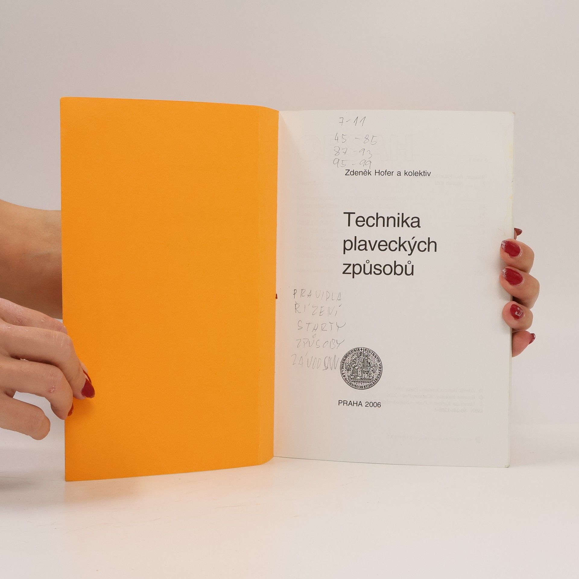 Autorenkollektiv Technika plaveckých způsobů