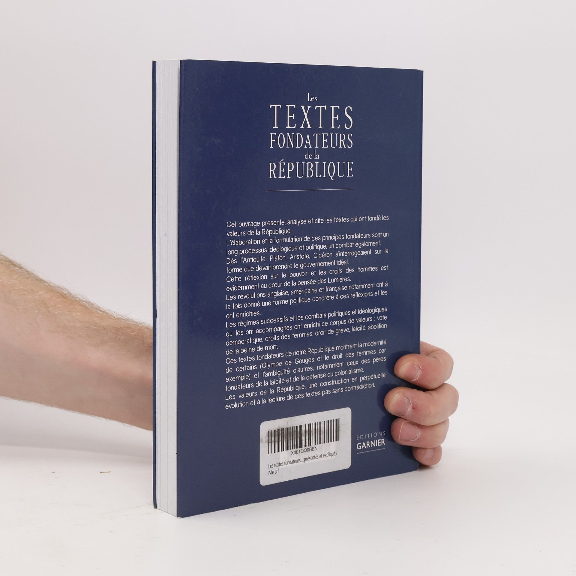 Julien Ruffinatto Les textes fondateurs de la République