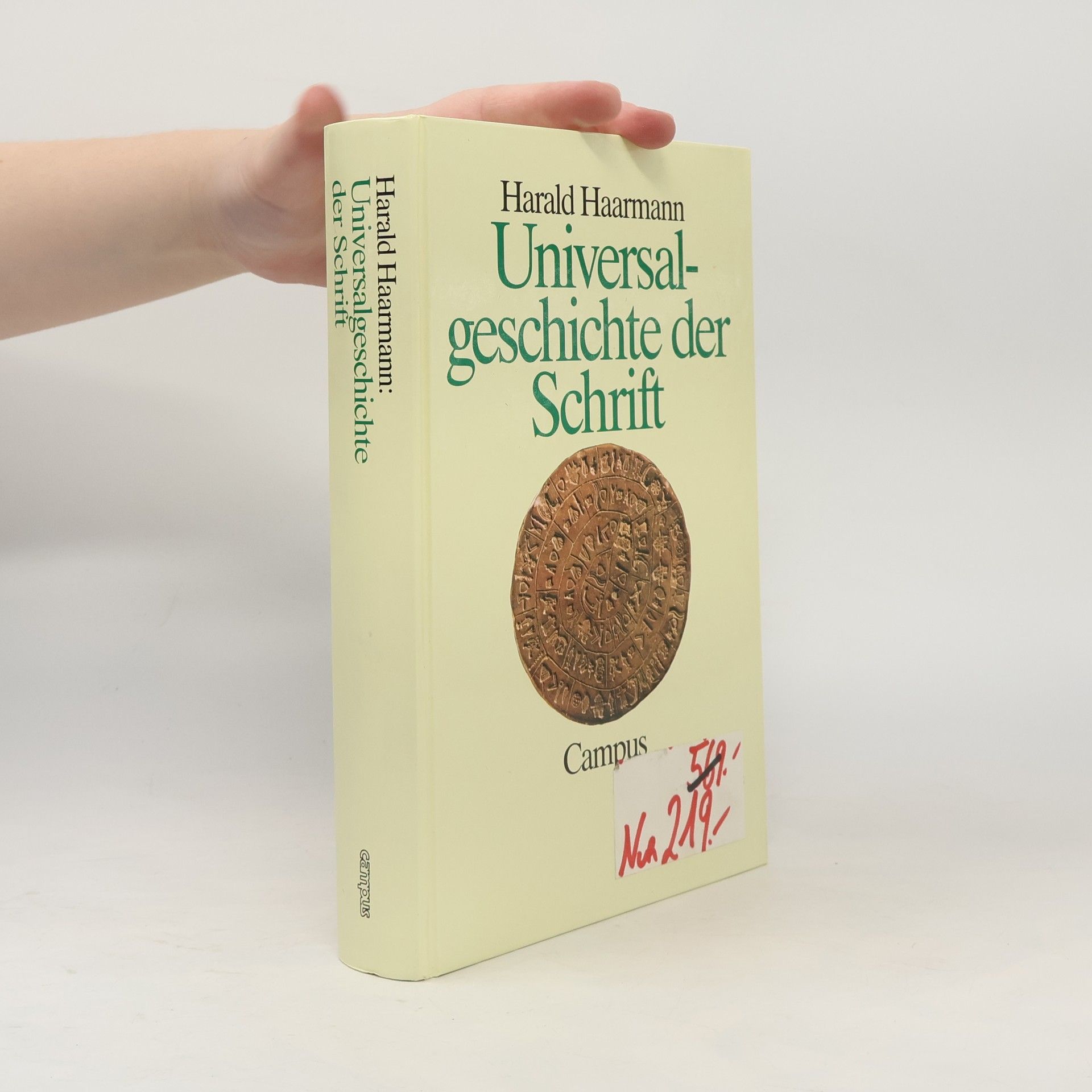 Harald Haarmann Universalgeschichte der Schrift