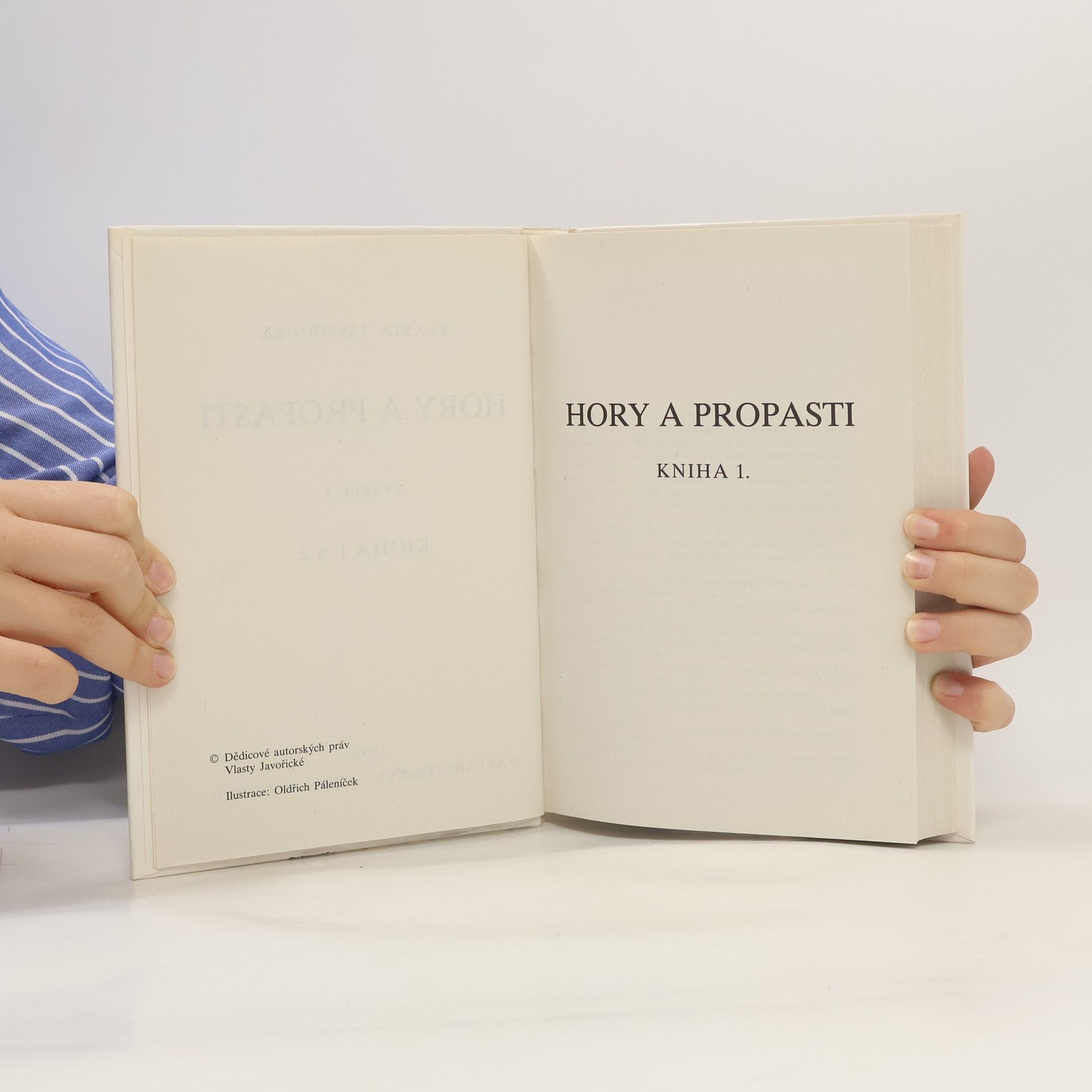 Vlasta Javořická Hory a propasti I. Kniha 1. a 2.