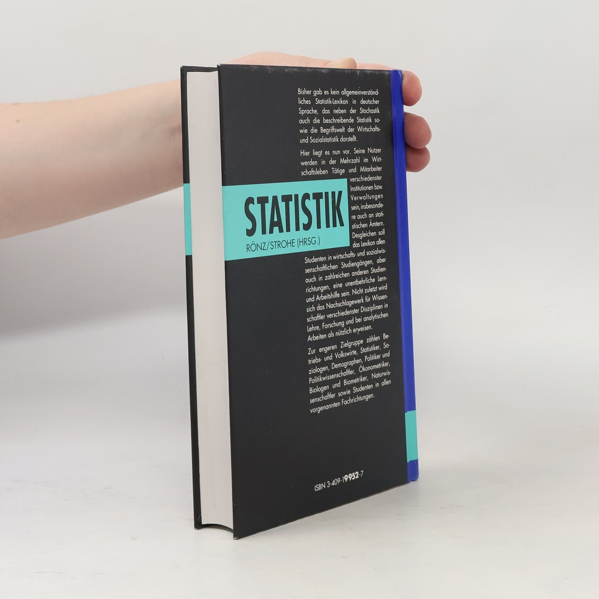 Bernd Rönz Lexikon Statistik