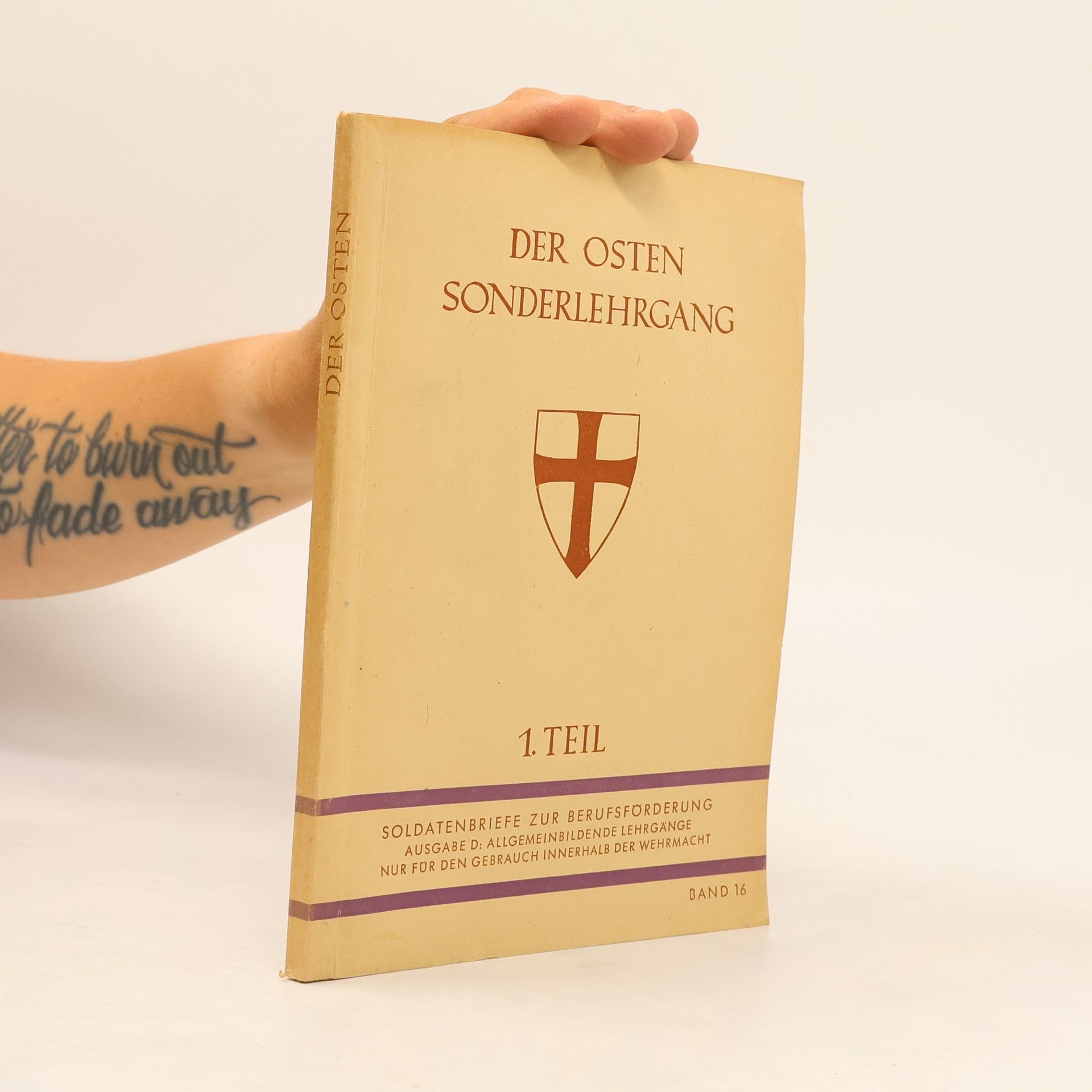 Autorenkollektiv Der Osten. Sonderlehrgang. 1. Teil Band 16