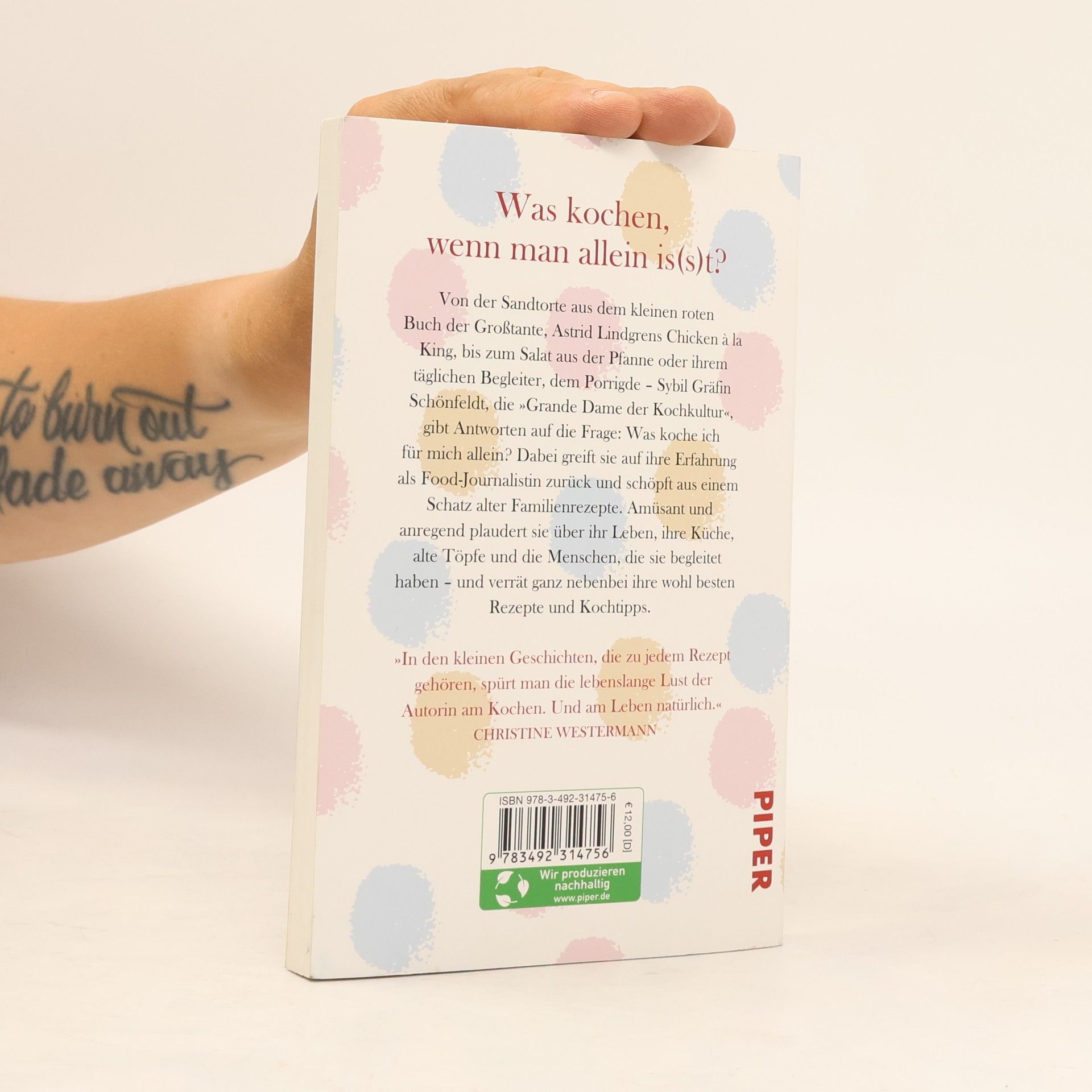 Sybil Schönfeldt Kochbuch für die kleine alte Frau