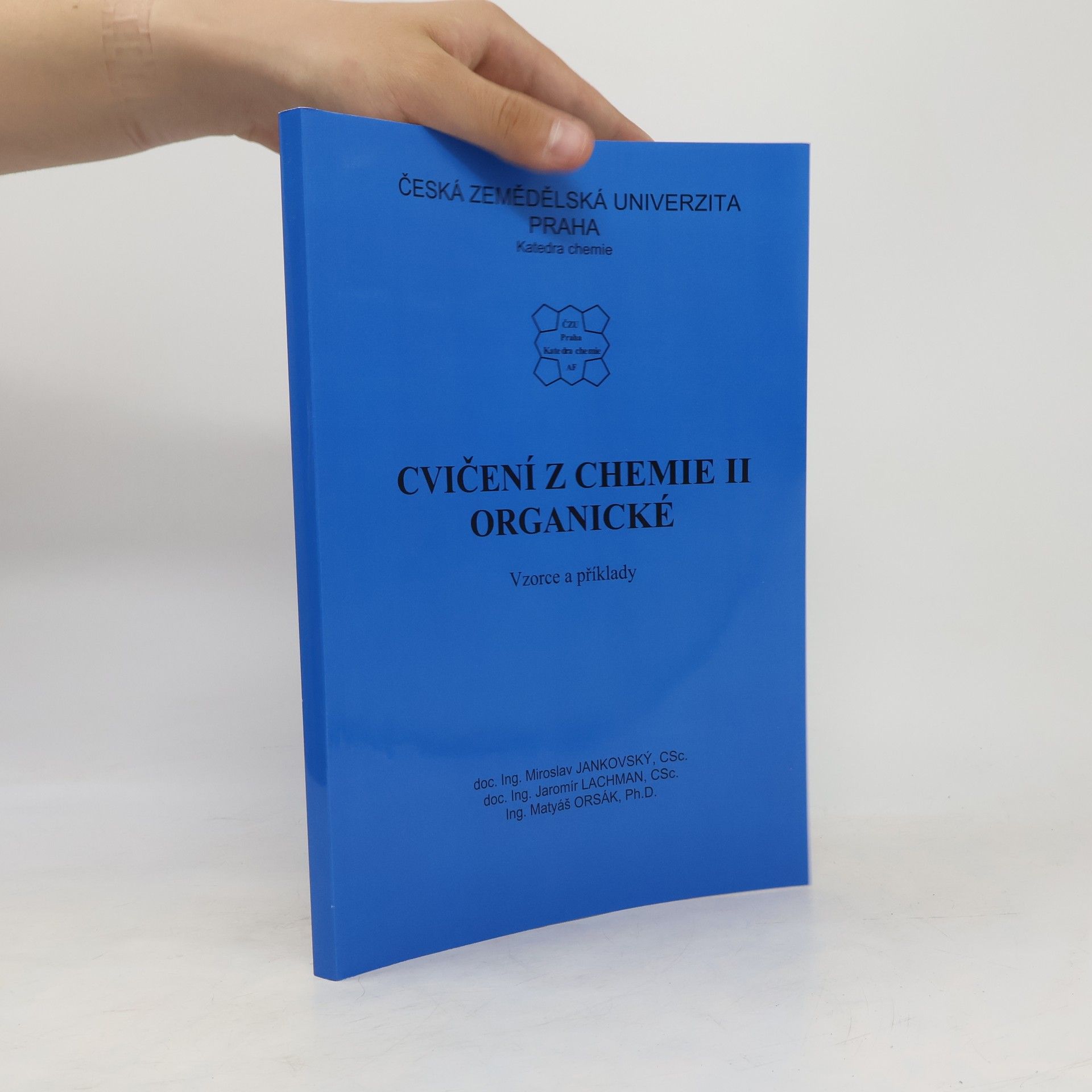 Matyáš Orsák Cvičení z chemie II organické. Vzorce a příklady