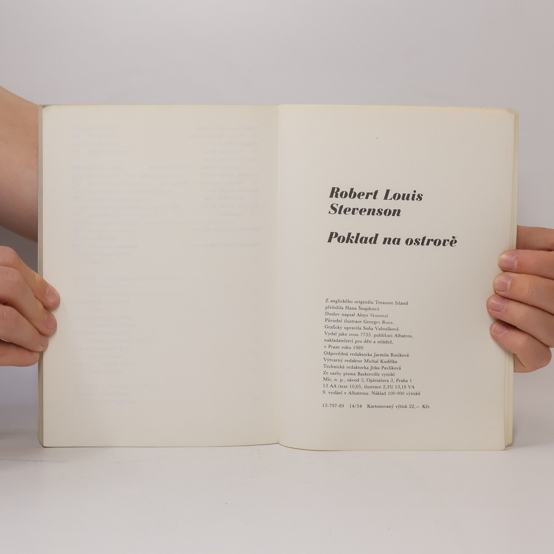 Robert Louis Stevenson Poklad na ostrově