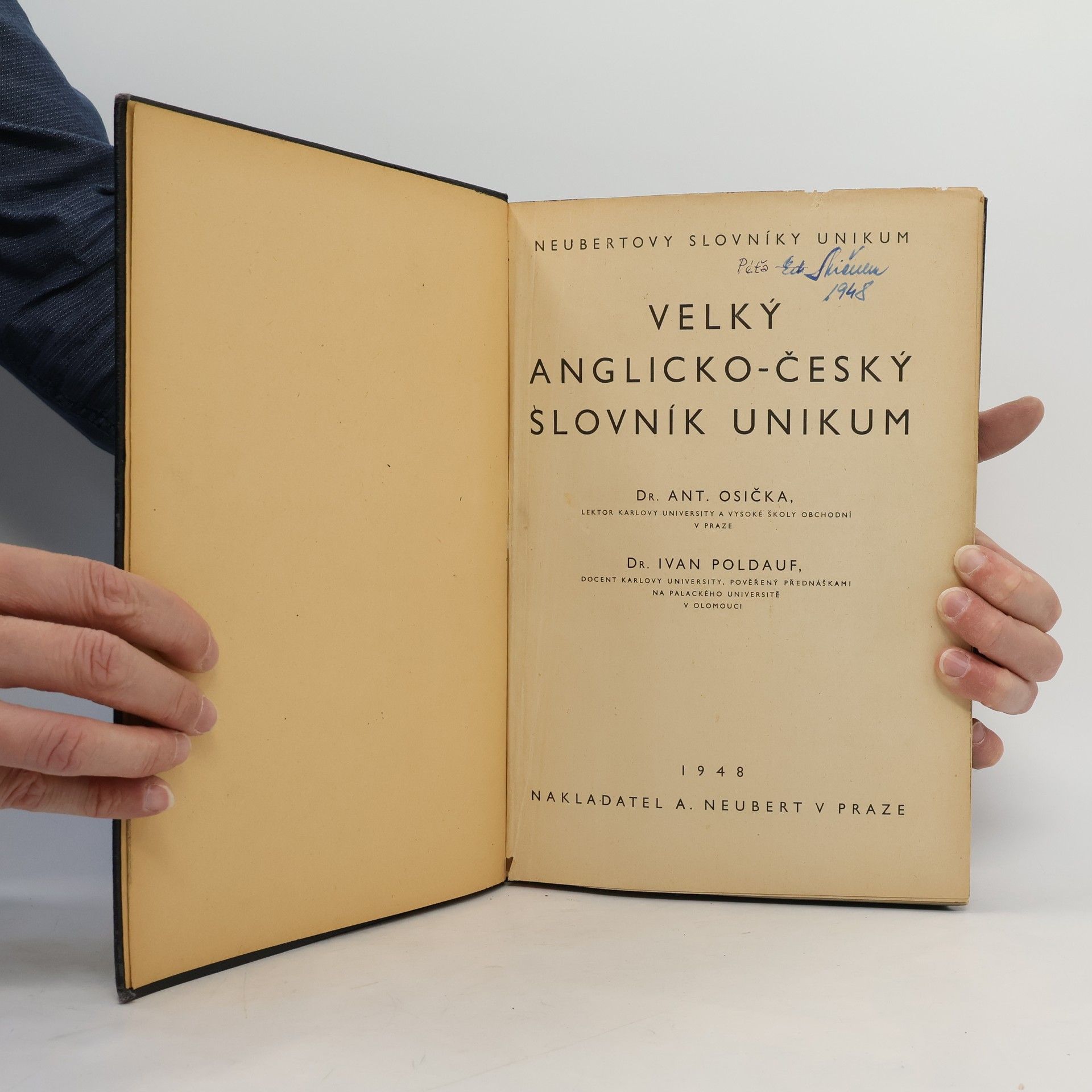 Antonín Osička Velký anglicko-český slovník Unikum