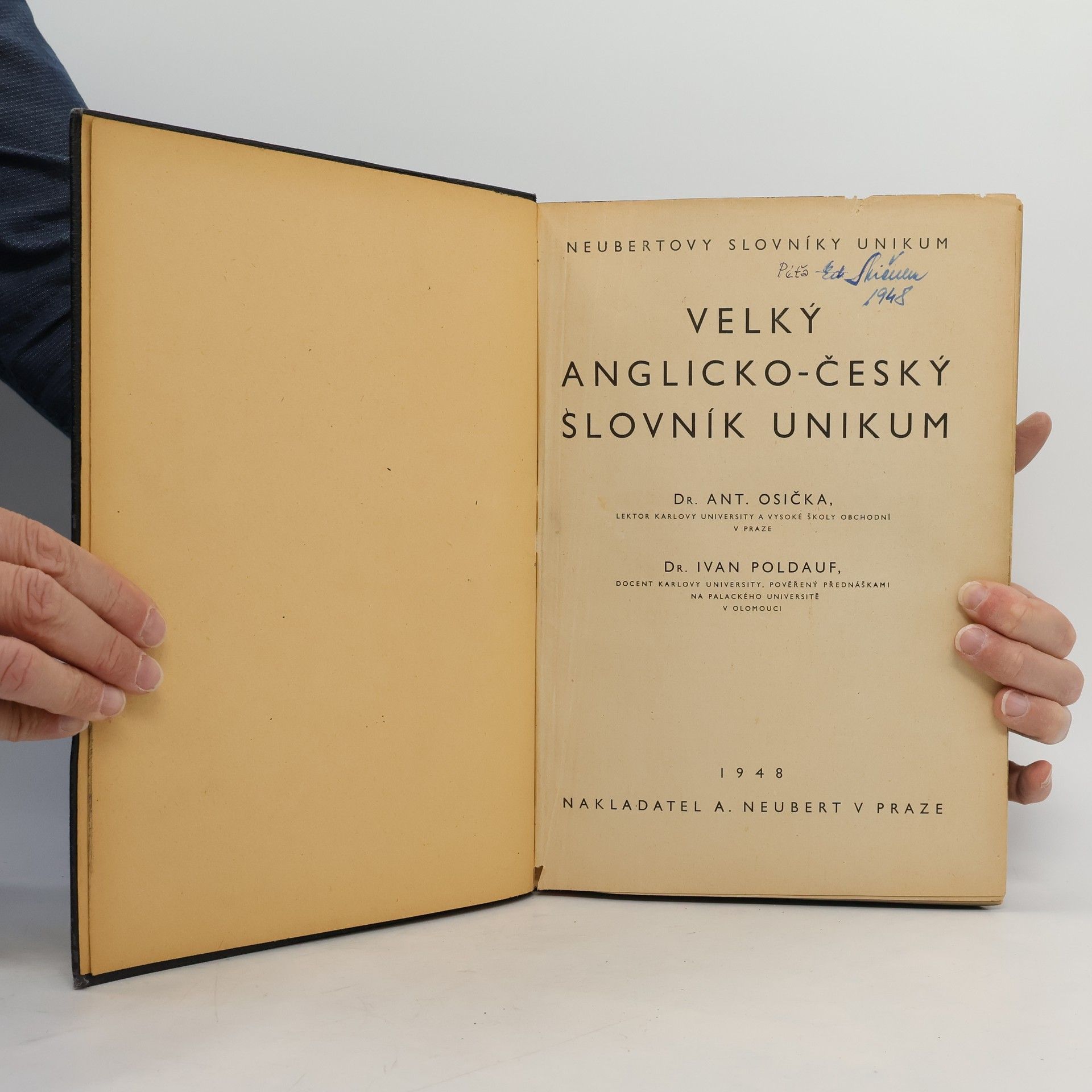 Antonín Osička Velký anglicko-český slovník Unikum