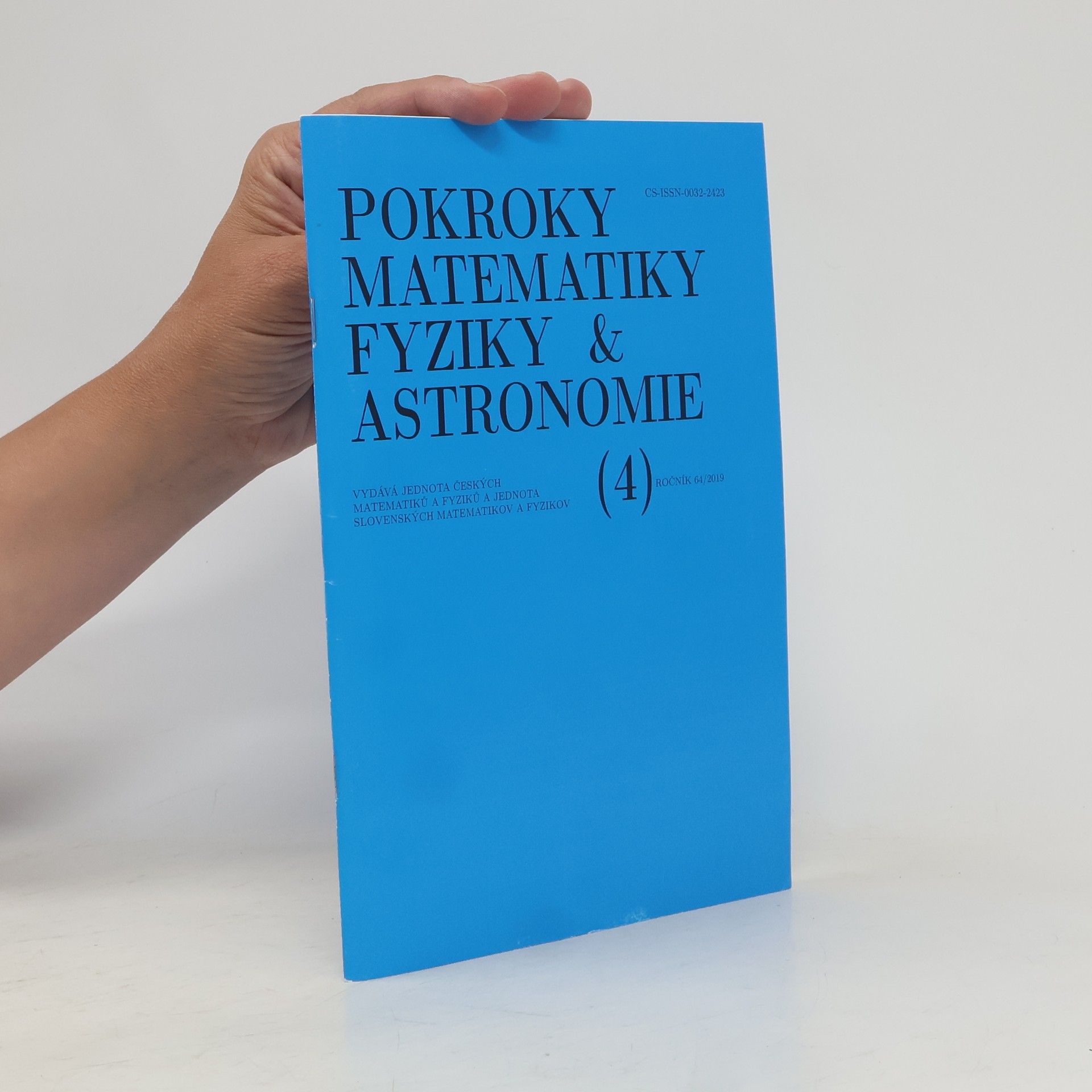 Kolektiv autorů Pokroky matematiky, fyziky a astronomie 4/2019