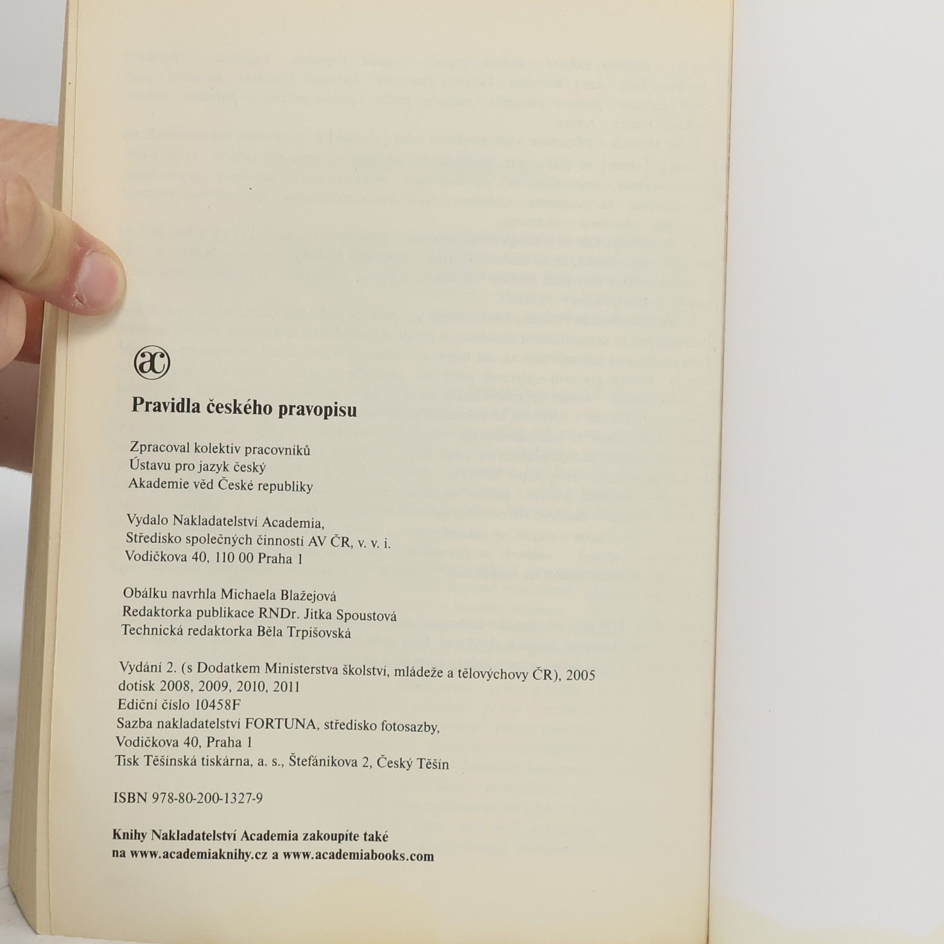 Autorenkollektiv Pravidla českého pravopisu
