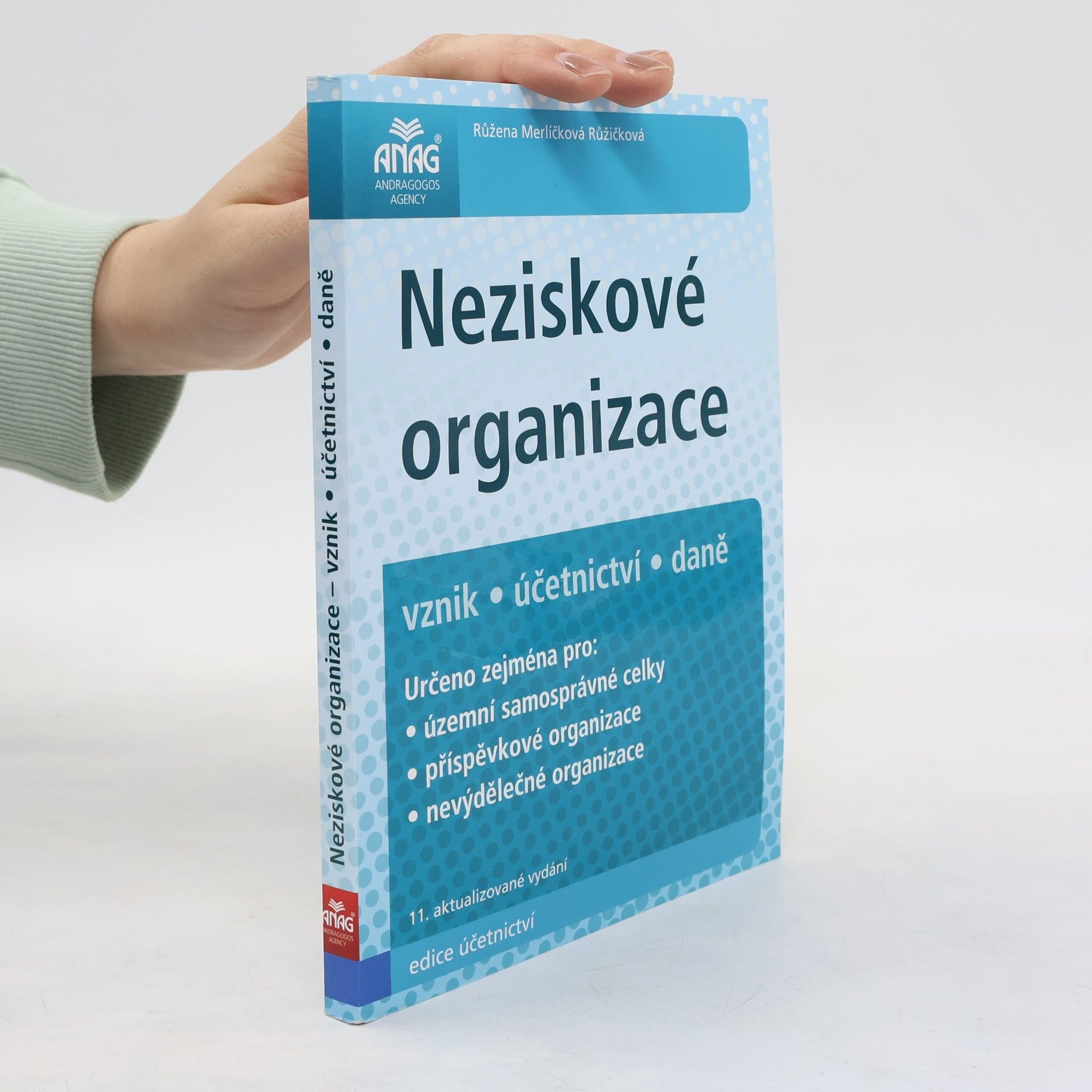 Růžena Merlíčková Růžičková Neziskové organizace - vznik, účetnictví, daně