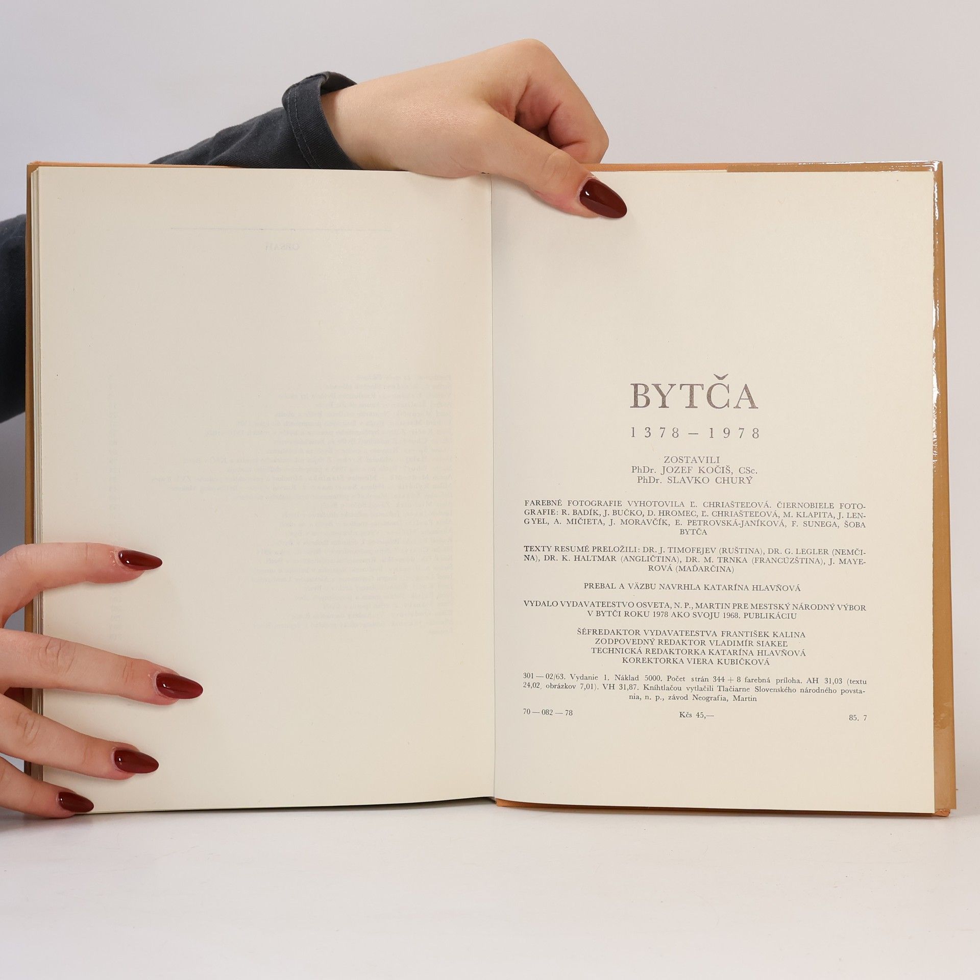 Jozef Kočiš Bytča. 1378-1978