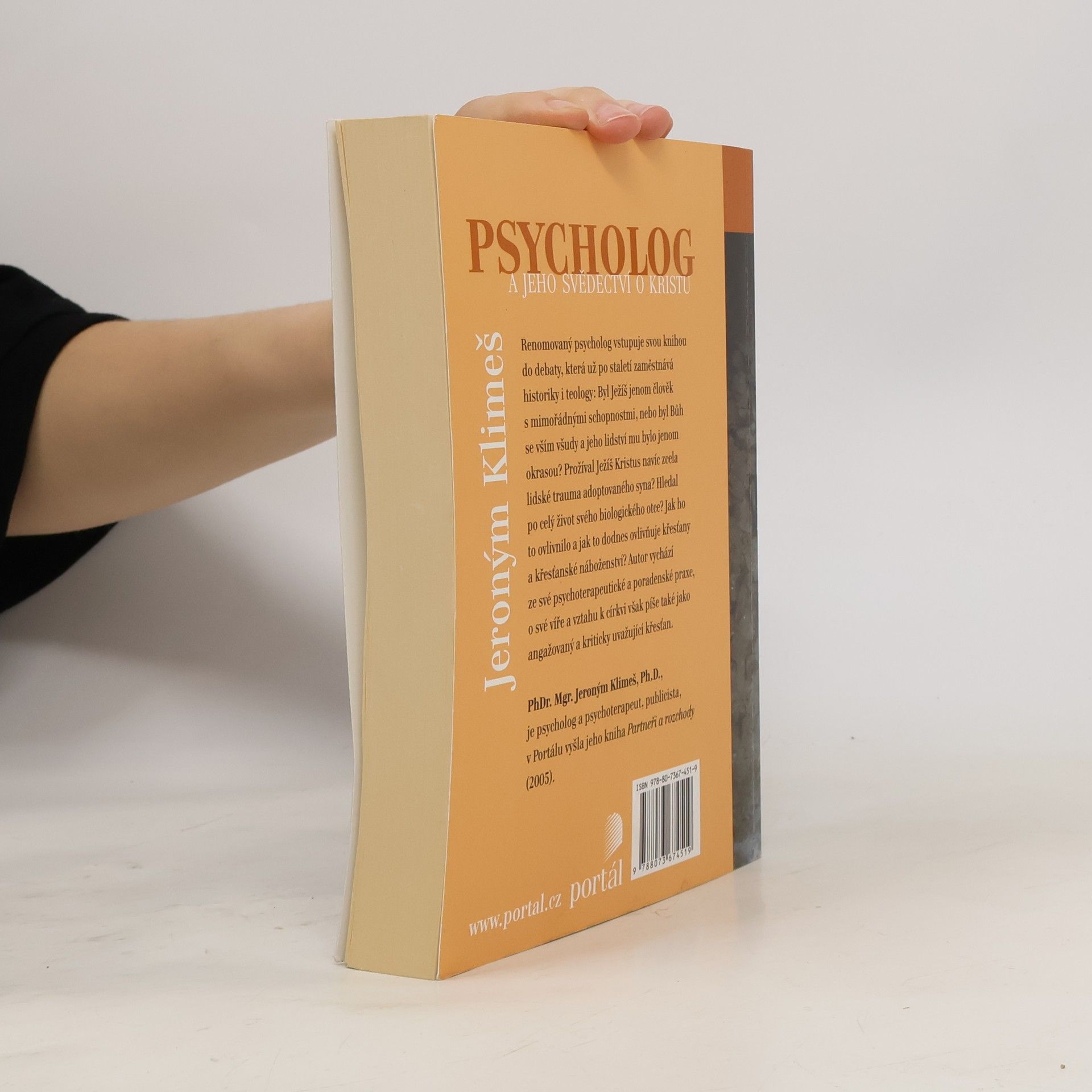 Jeroným Klimeš Psycholog a jeho svědectví o Kristu