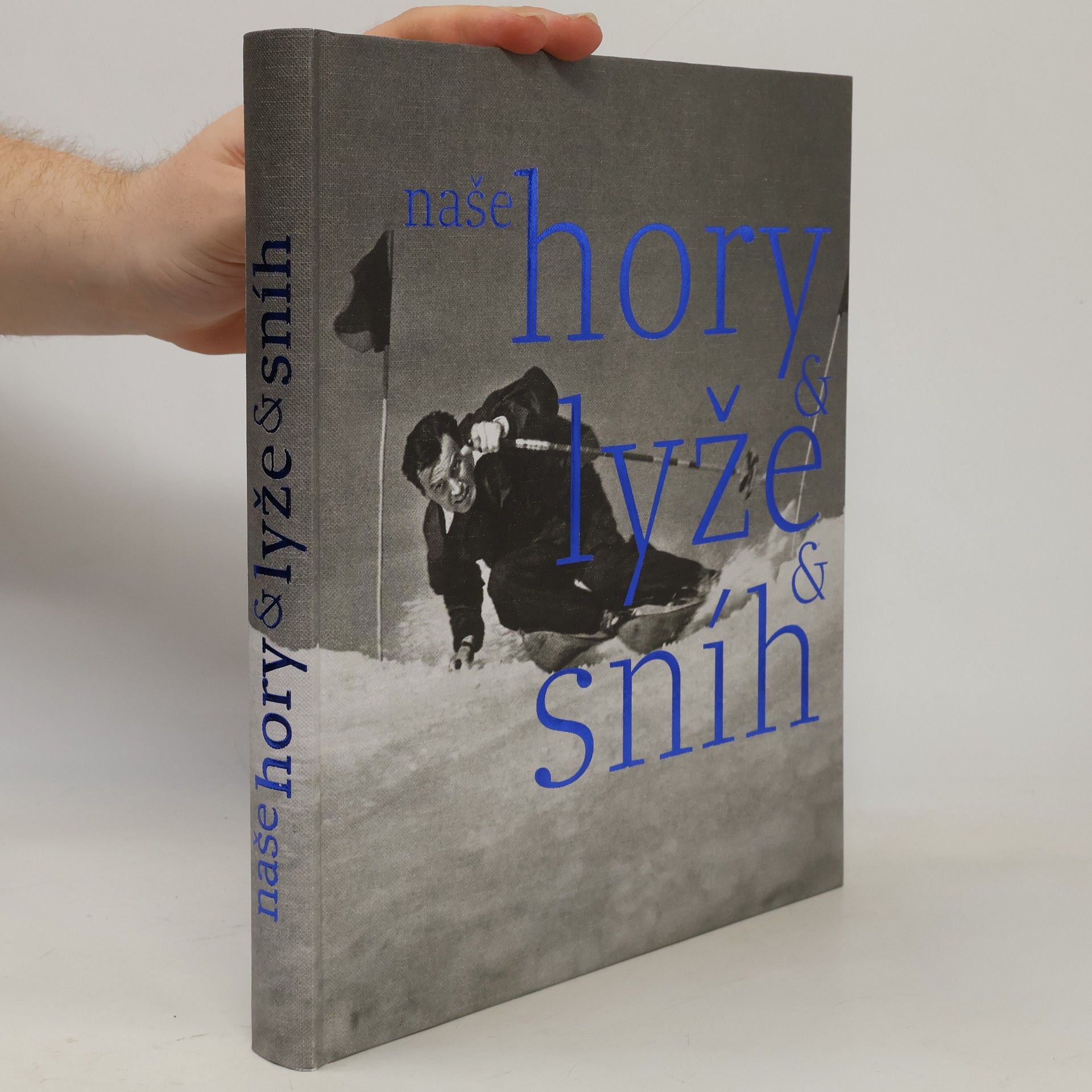 Herbert Slavík Naše hory, lyže, sníh