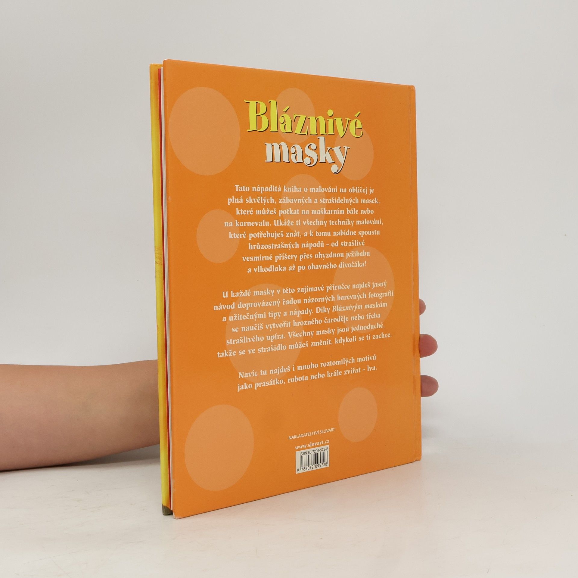 Caro Childs Bláznivé masky: Nápady pro malování na obličej (natržená stránka)