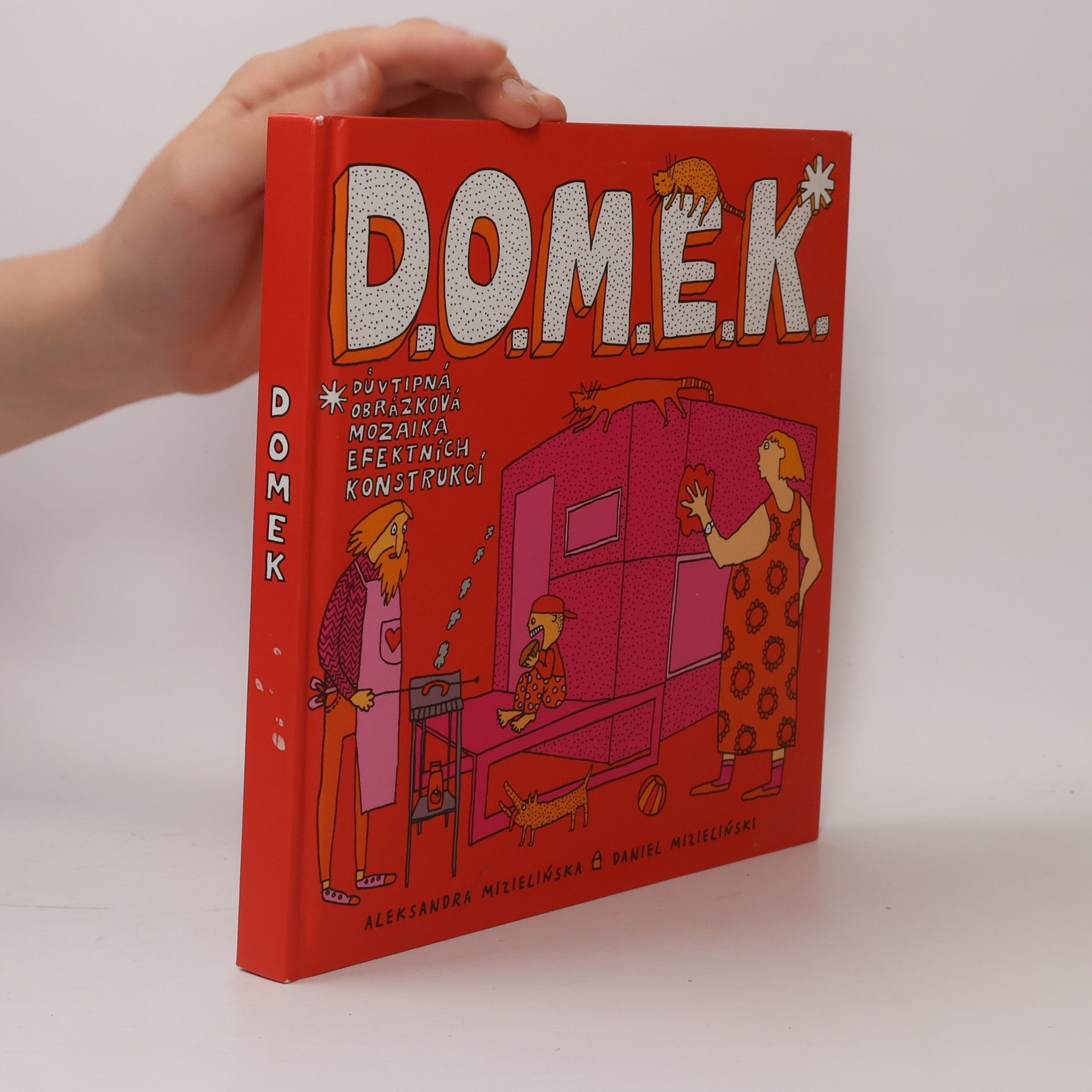Daniel Mizieliński D.O.M.E.K. DOMEK. Důvtipná obrázková mozaika efektních konstrukcí