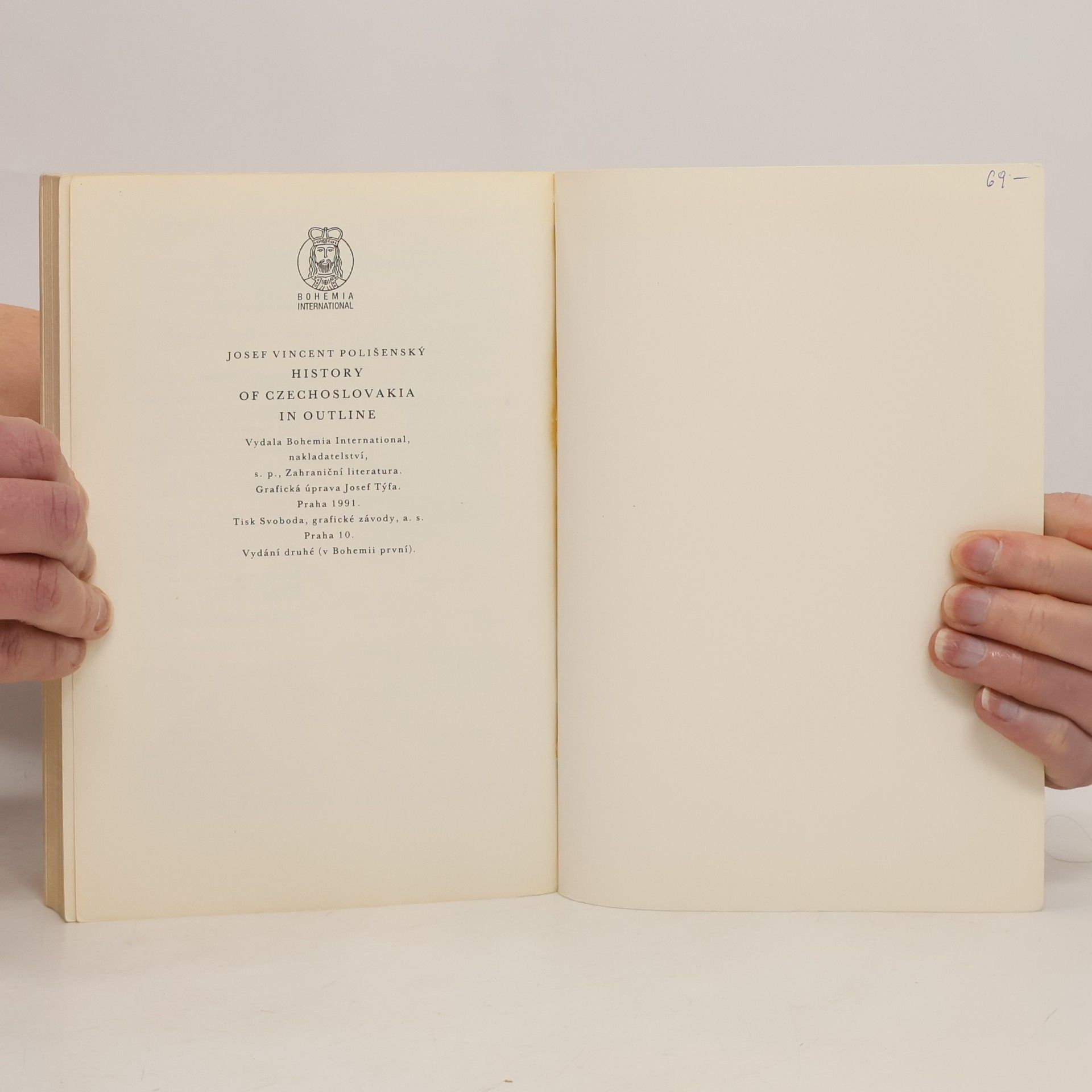 Josef Polišenský History of Czechoslovakia in Outline