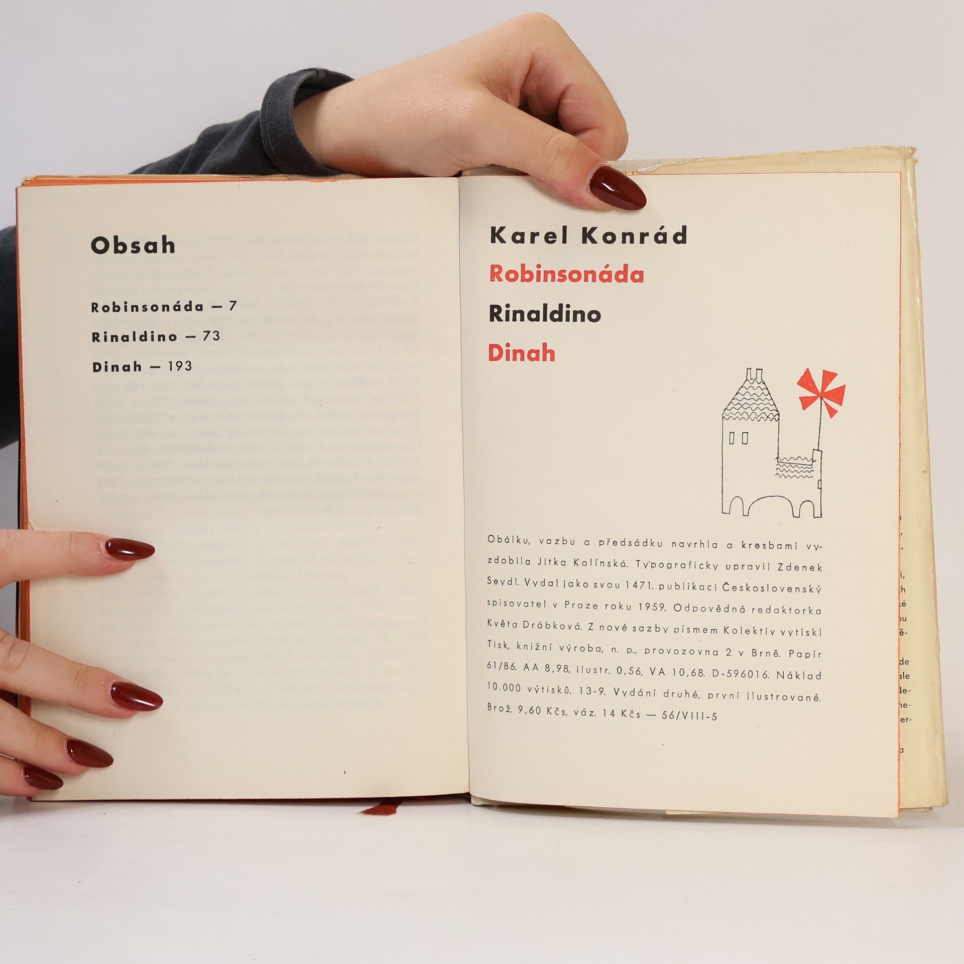 Karel Konrád Robinsonáda. Rinaldino. Dinah