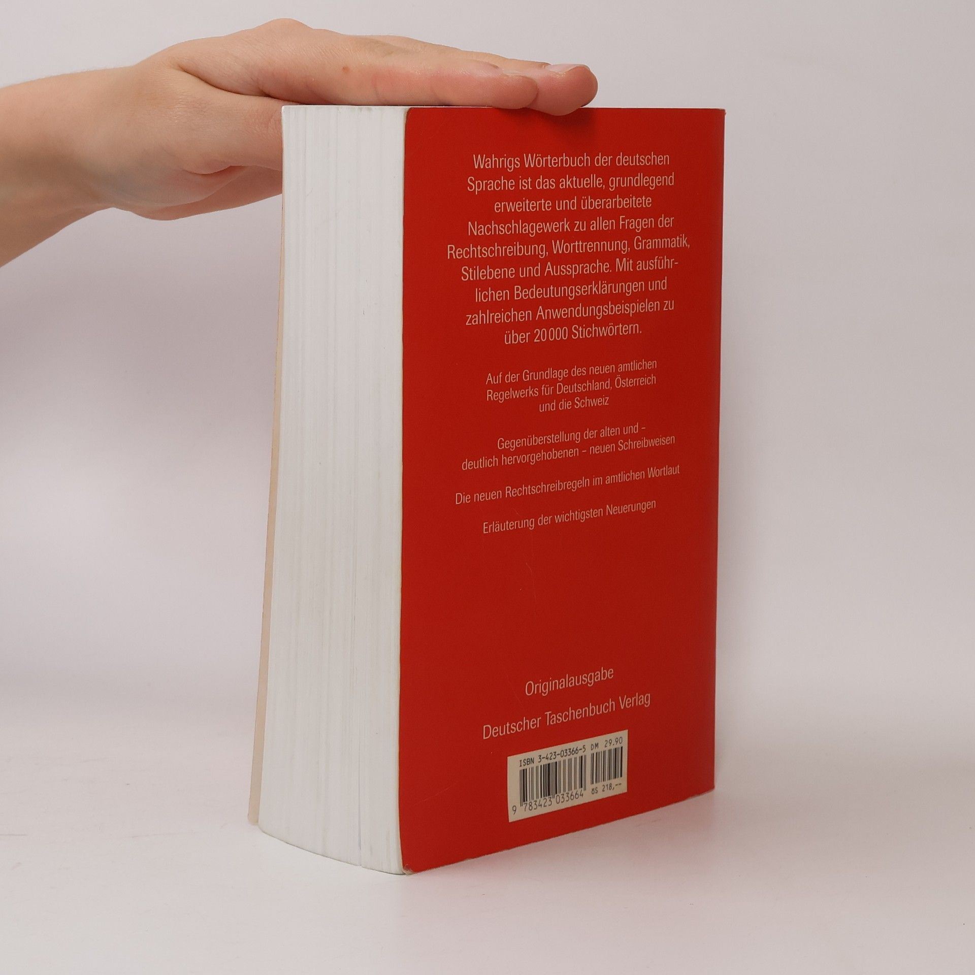 Gerhard Wahrig Wörterbuch der deutschen Sprache