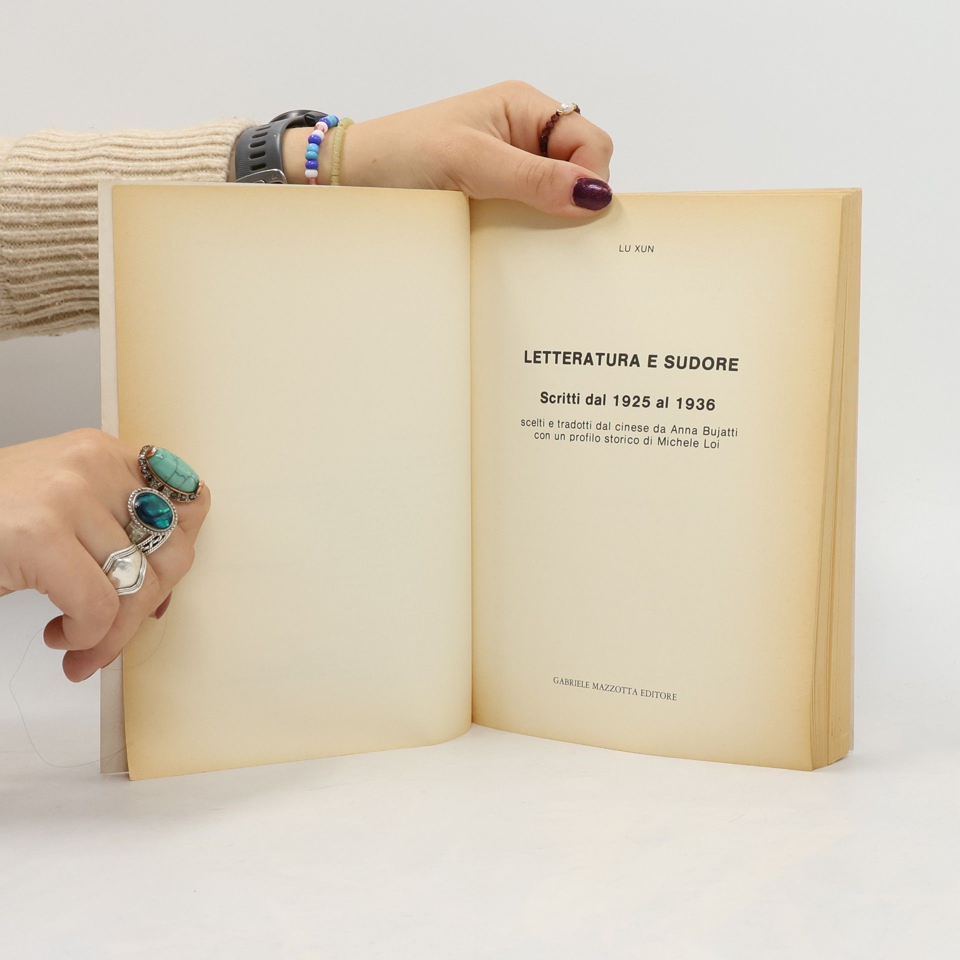 Xun Lu Letteratura e sudore scritti dal 1925 al 1936