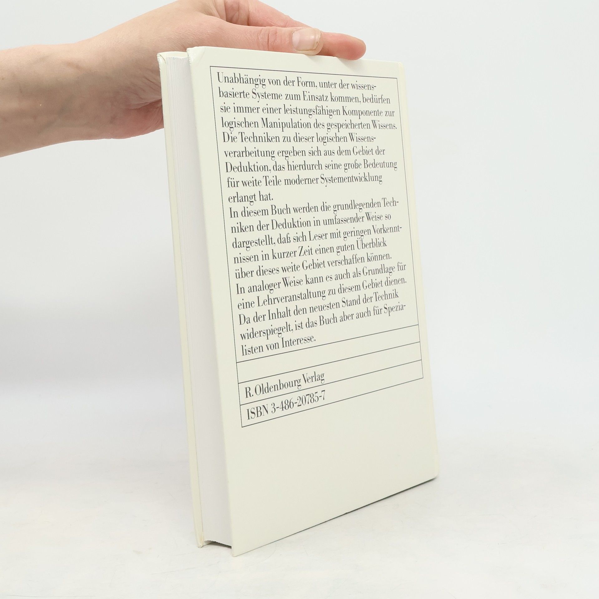 Wolfgang Bibel Handbuch der Informatik - 6.2: Deduktion