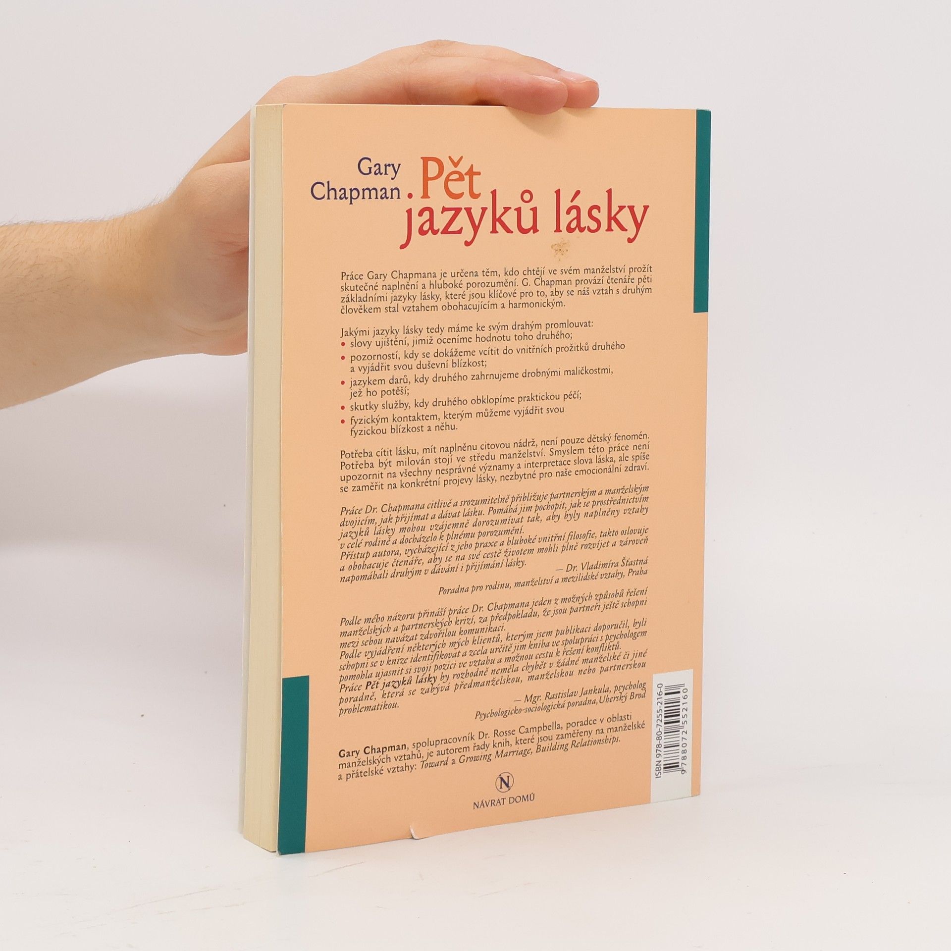 Gary Chapman Pět jazyků lásky