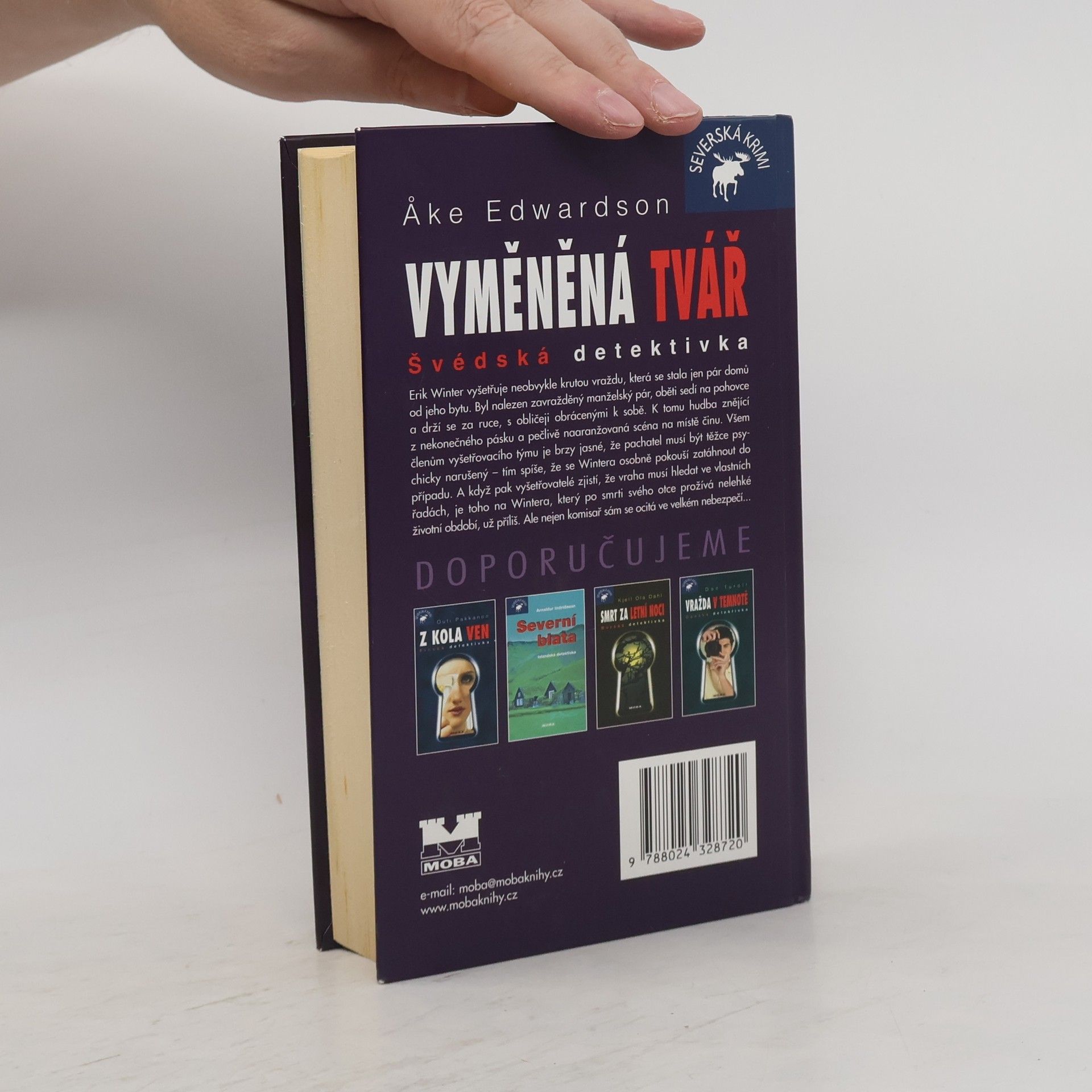 Åke Edwardson Vyměněná tvář : švédská detektivka