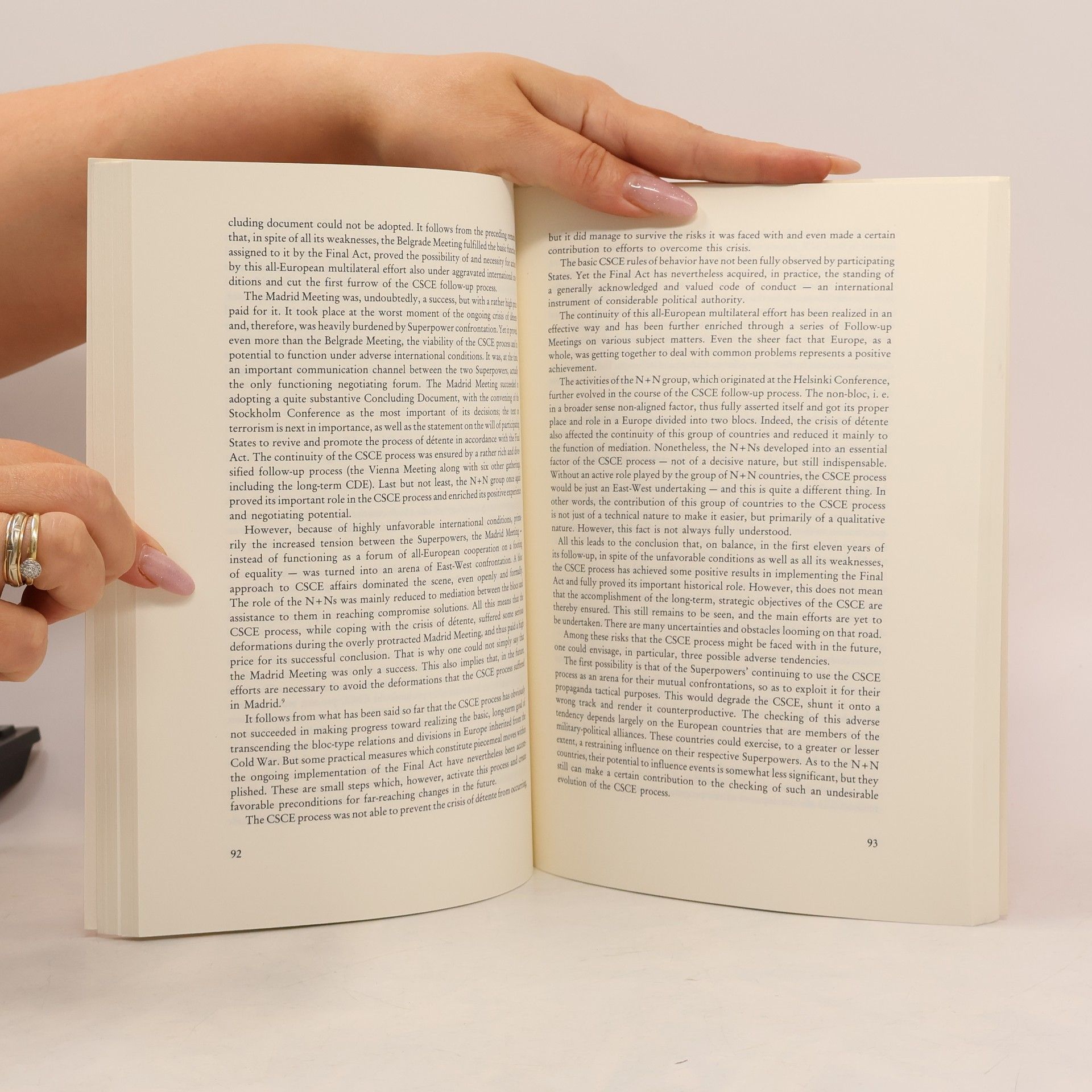Hanspeter Neuhold CSCE: N+N Perspectives