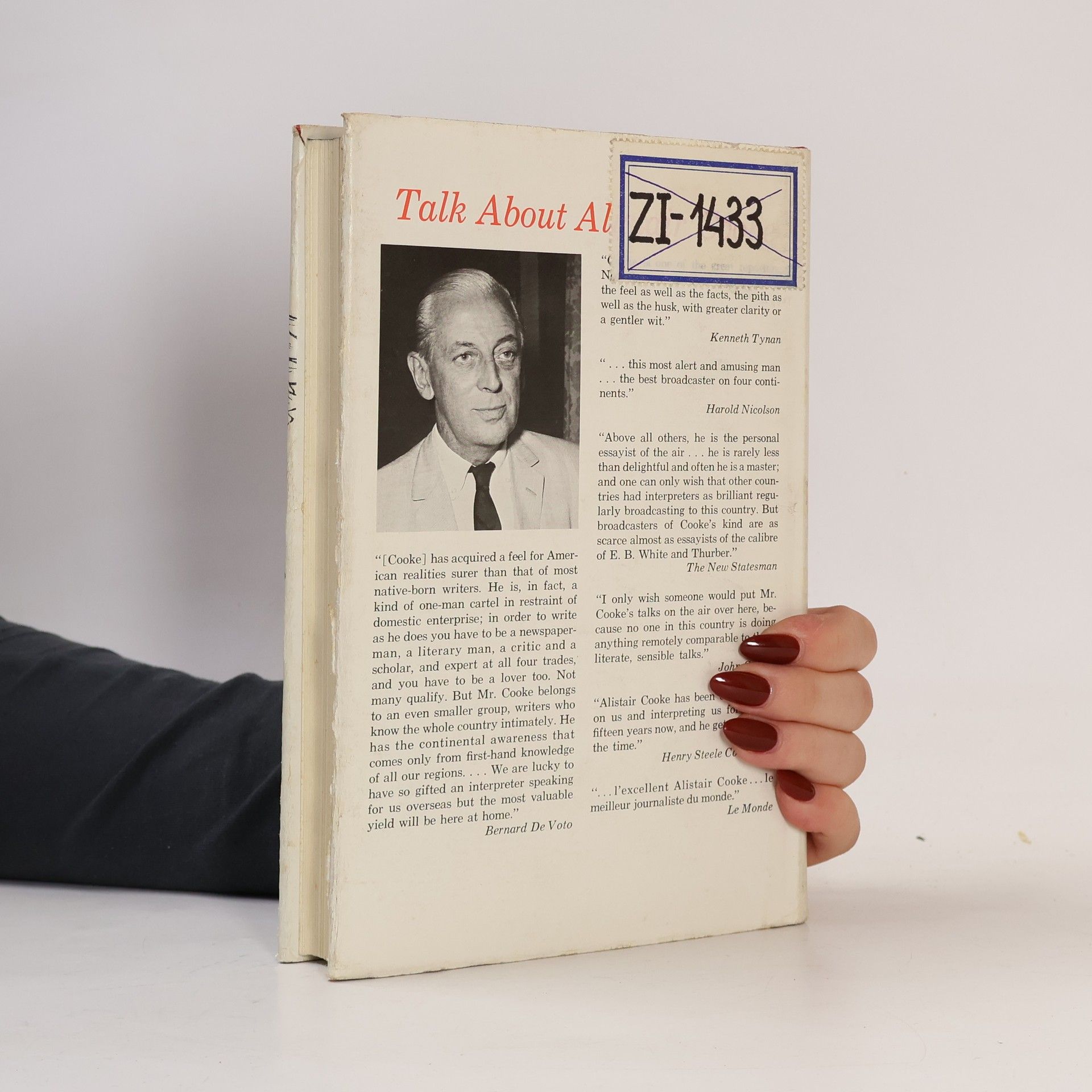 Alistair Cooke Talk about America