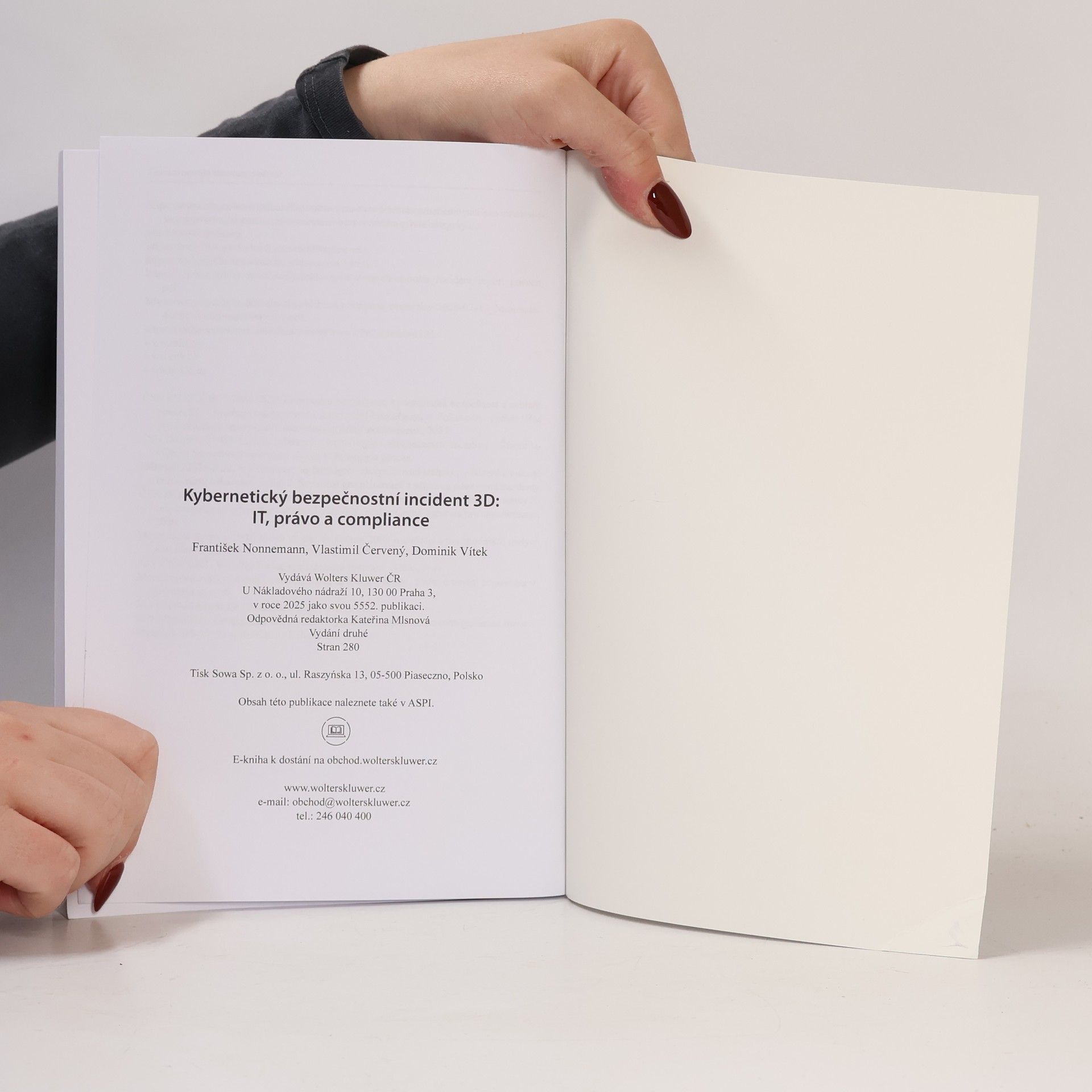 Mgr. František Nonnemann Právní monografie: Kybernetický bezpečnostní incident 3D: IT, právo a compliance