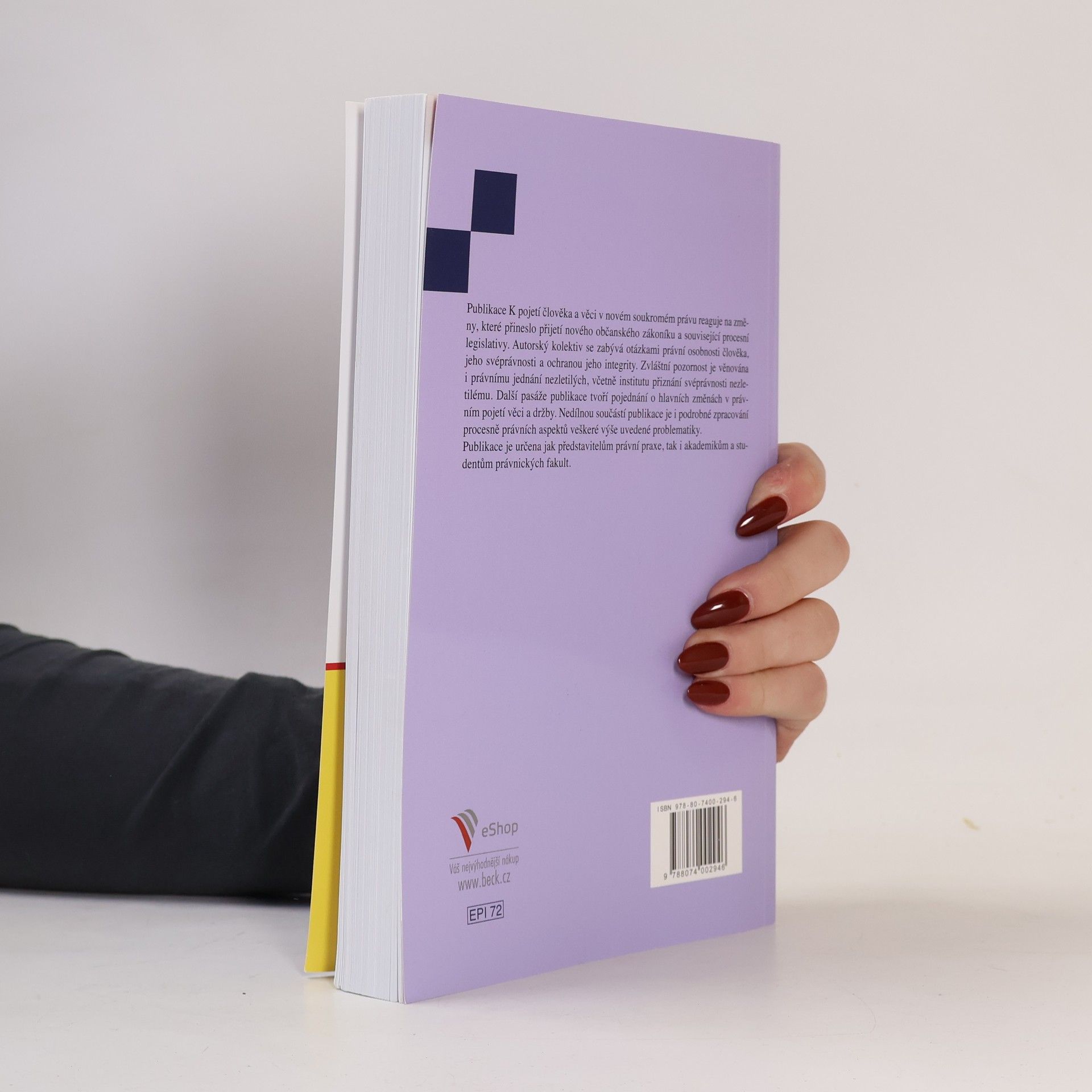 Various authors K pojetí člověka a věci v novém soukromém právu