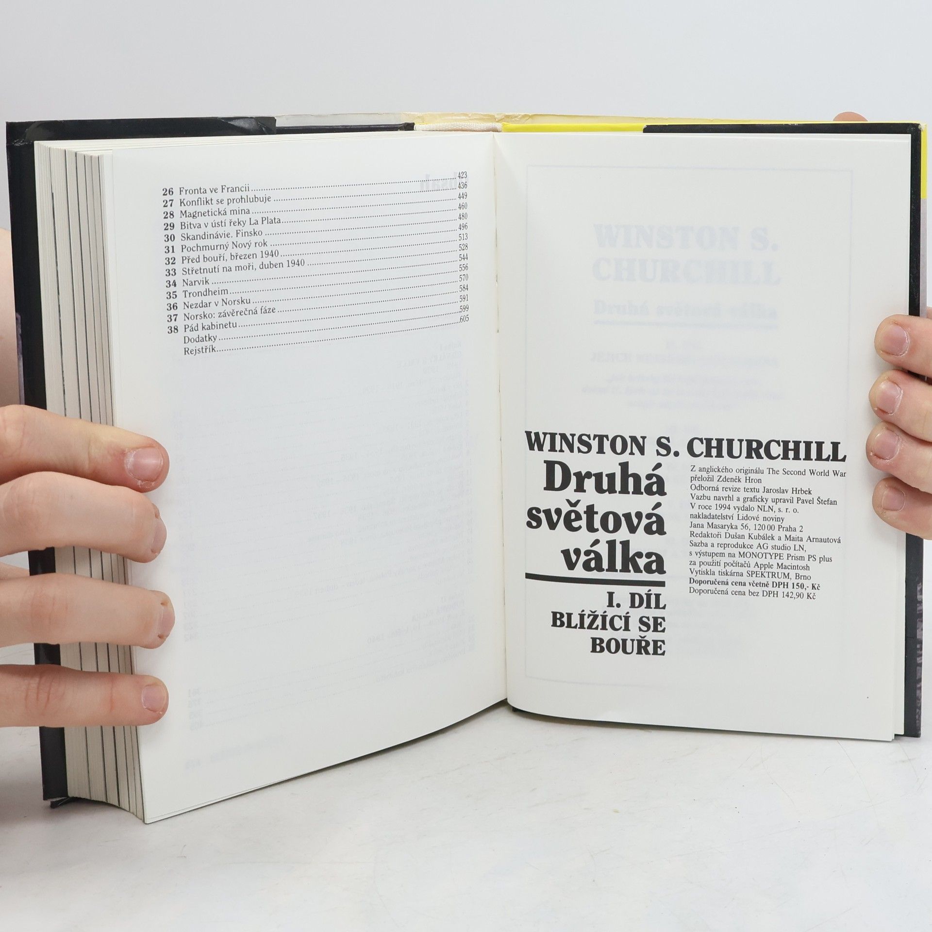 Winston S. Churchill Druhá světová válka. I. Blížící se bouře