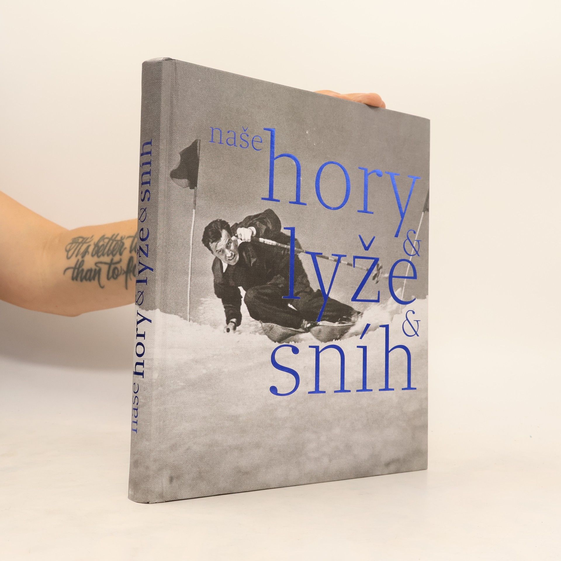 Herbert Slavík Naše hory, lyže, sníh