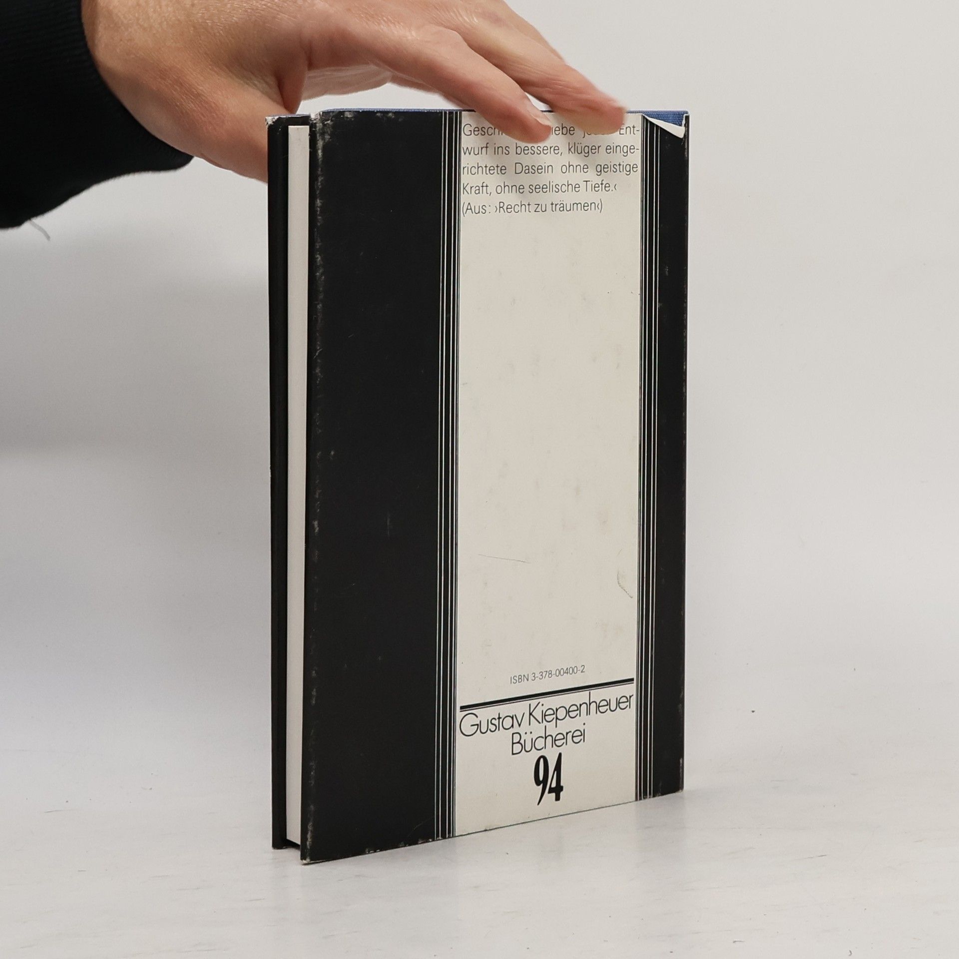 Friedrich Dieckmann Hilfsmittel wider die alternde Zeit