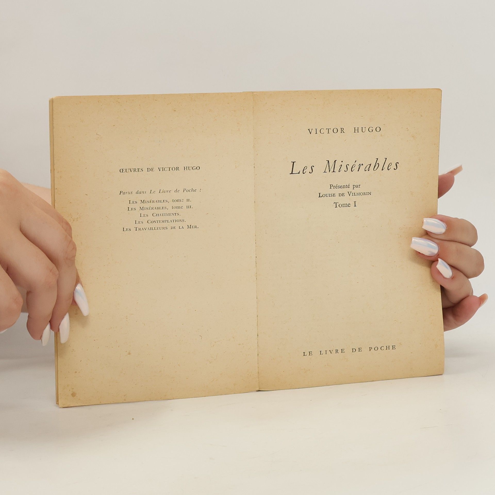 Victor Hugo Les Misérables I