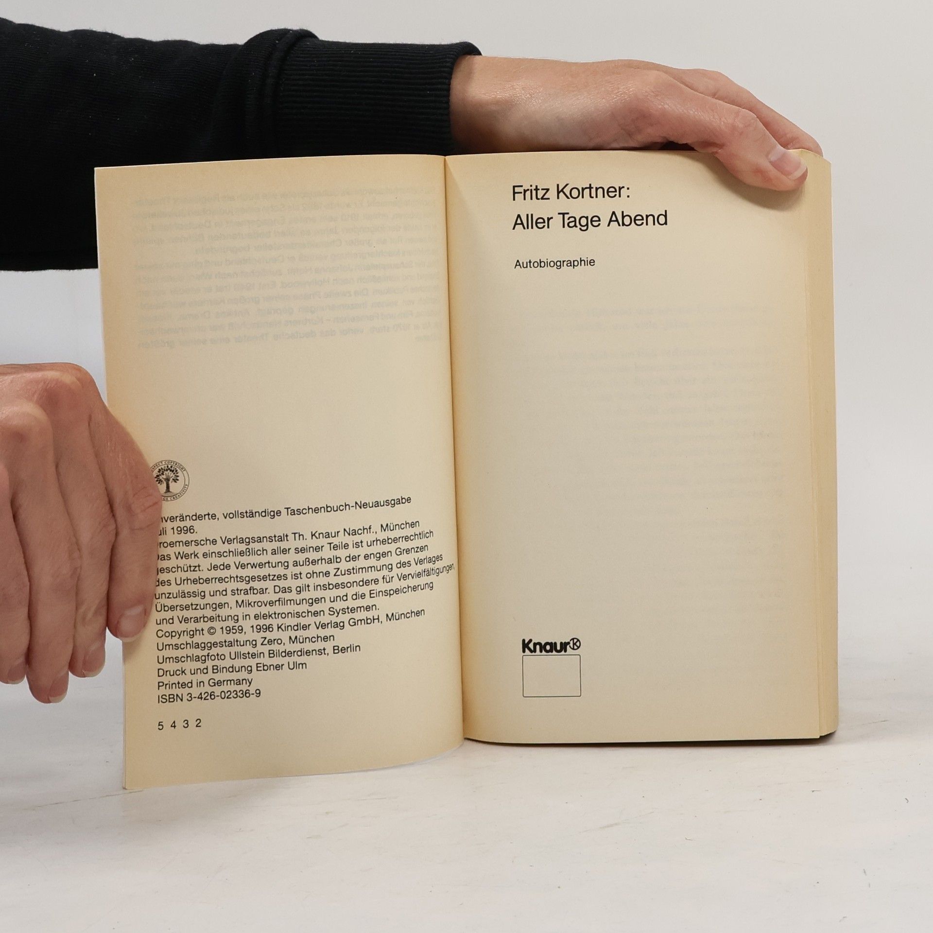 Fritz Kortner Aller Tage Abend