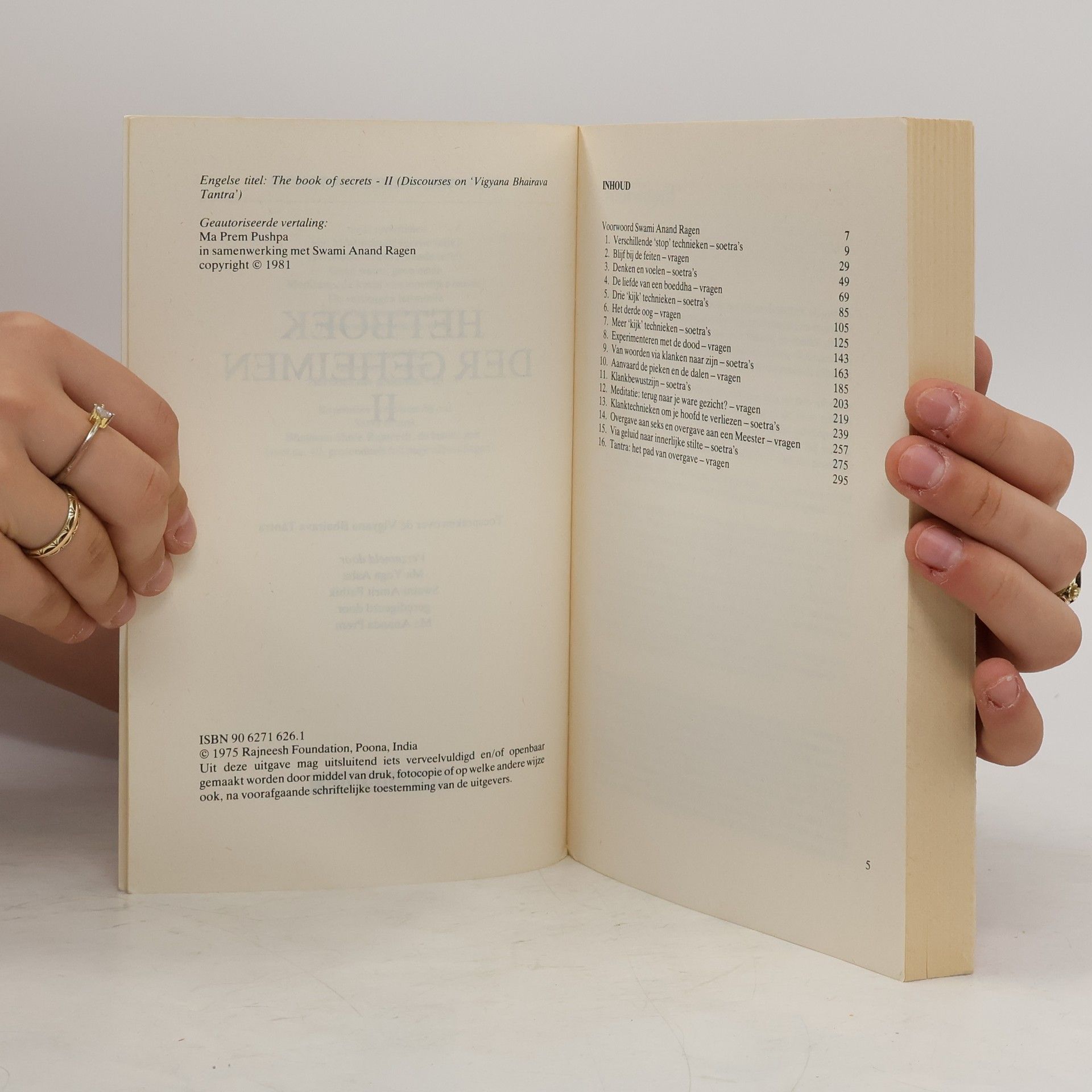 Bhagwan Shree Rajneesh Het Boek Der Geheimmen 2