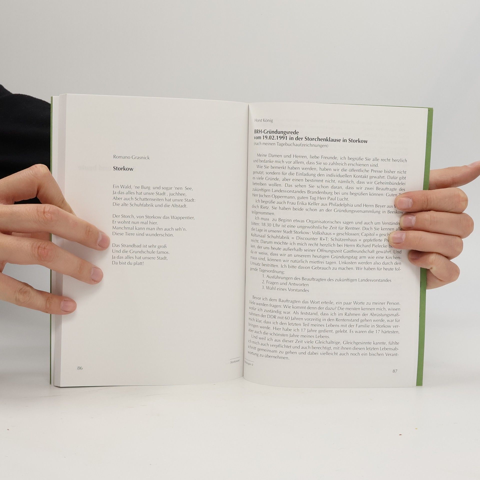 Collectif d'auteurs Storkower Zeitzeugen berichten