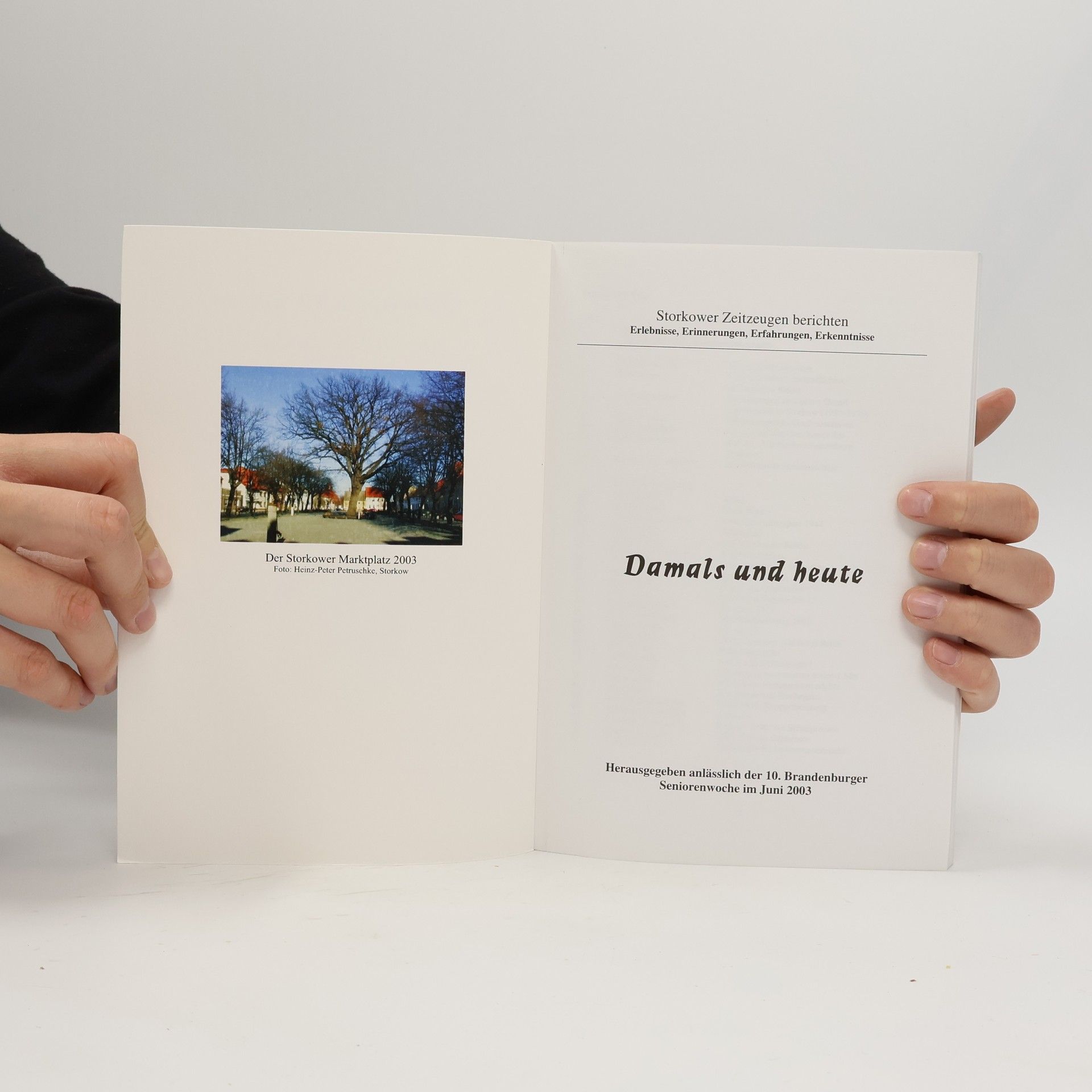 Collectif d'auteurs Damals und heute