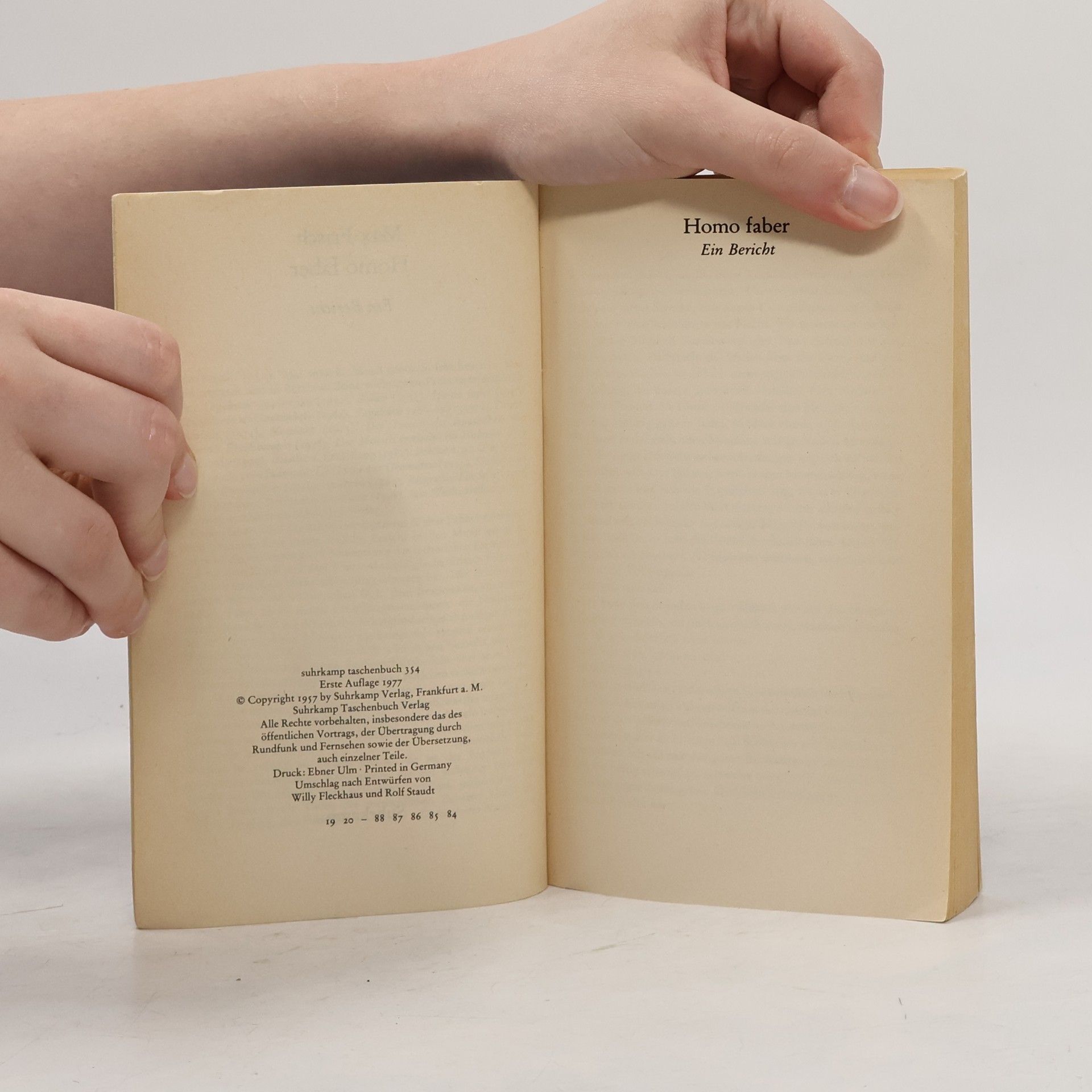Max Frisch Homo faber