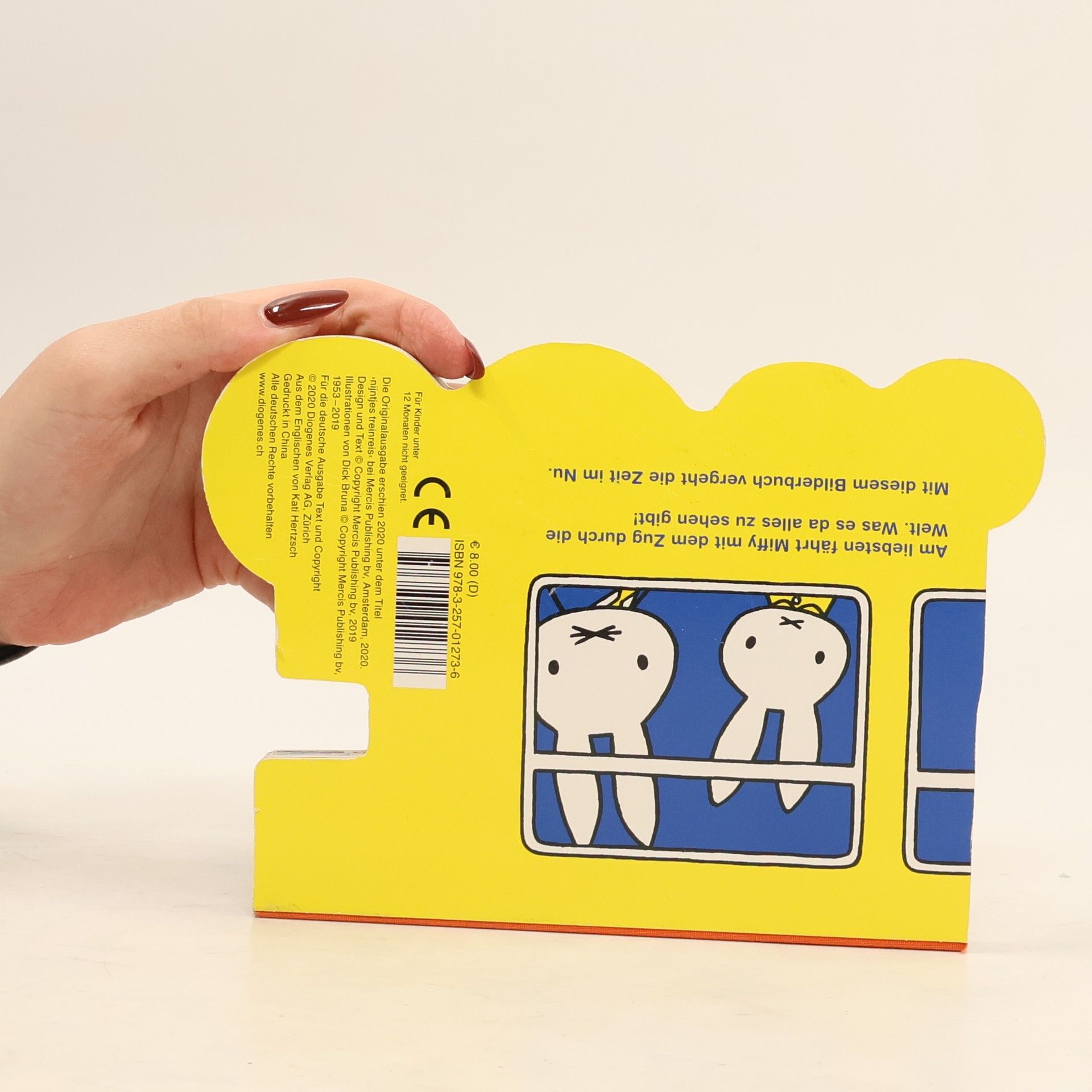 Dick Bruna Miffy fährt Zug