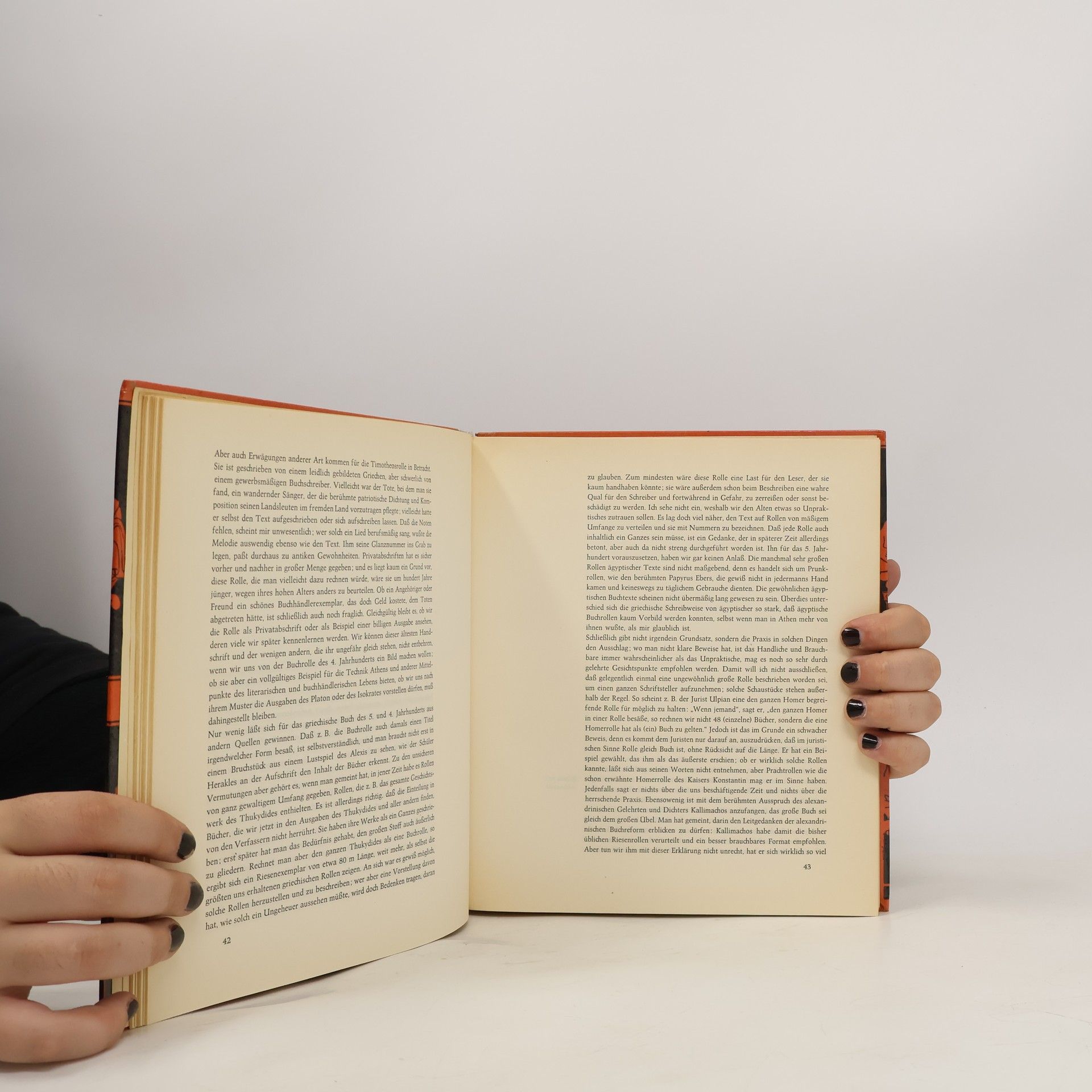 Wilhelm Schubart Das Buch bei den Griechen und Römern