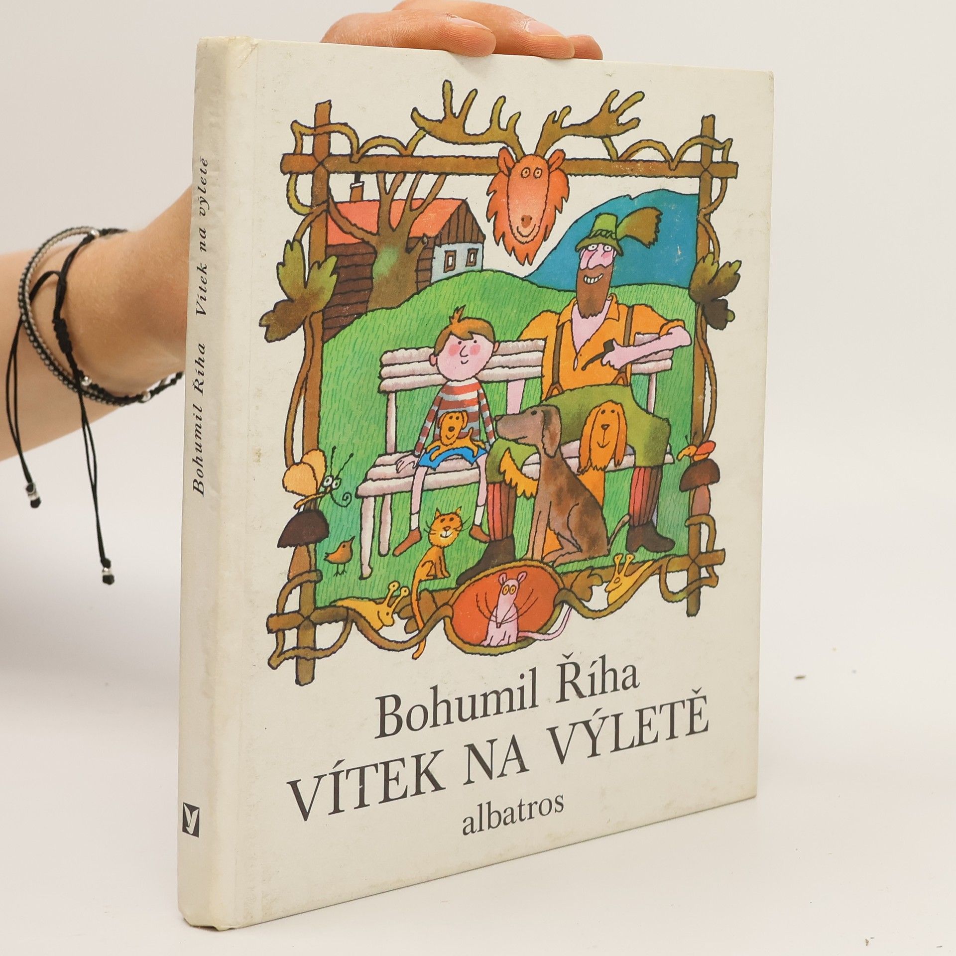 Bohumil Říha Vítek na výletě